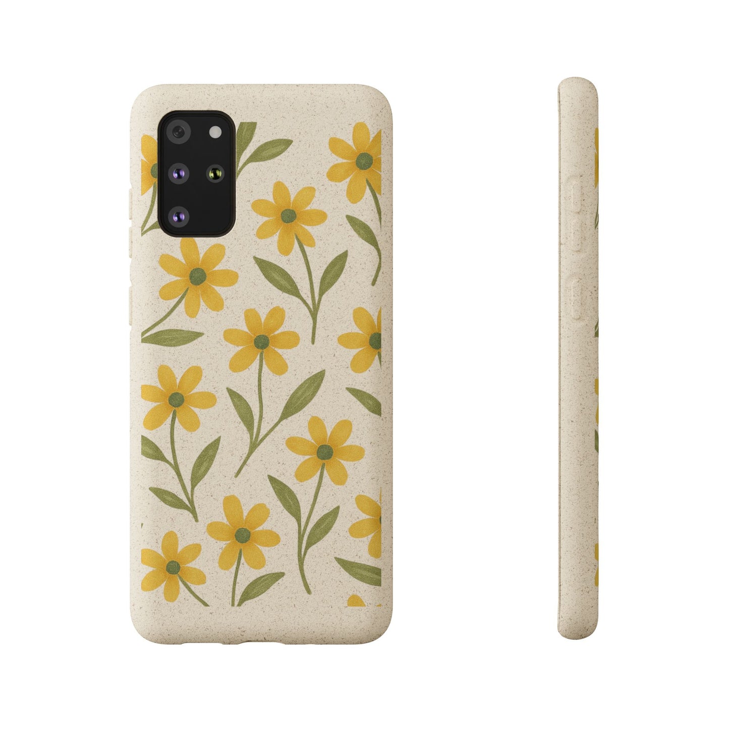 Meadow Bloom Biodegradable Phone Case - Marigold