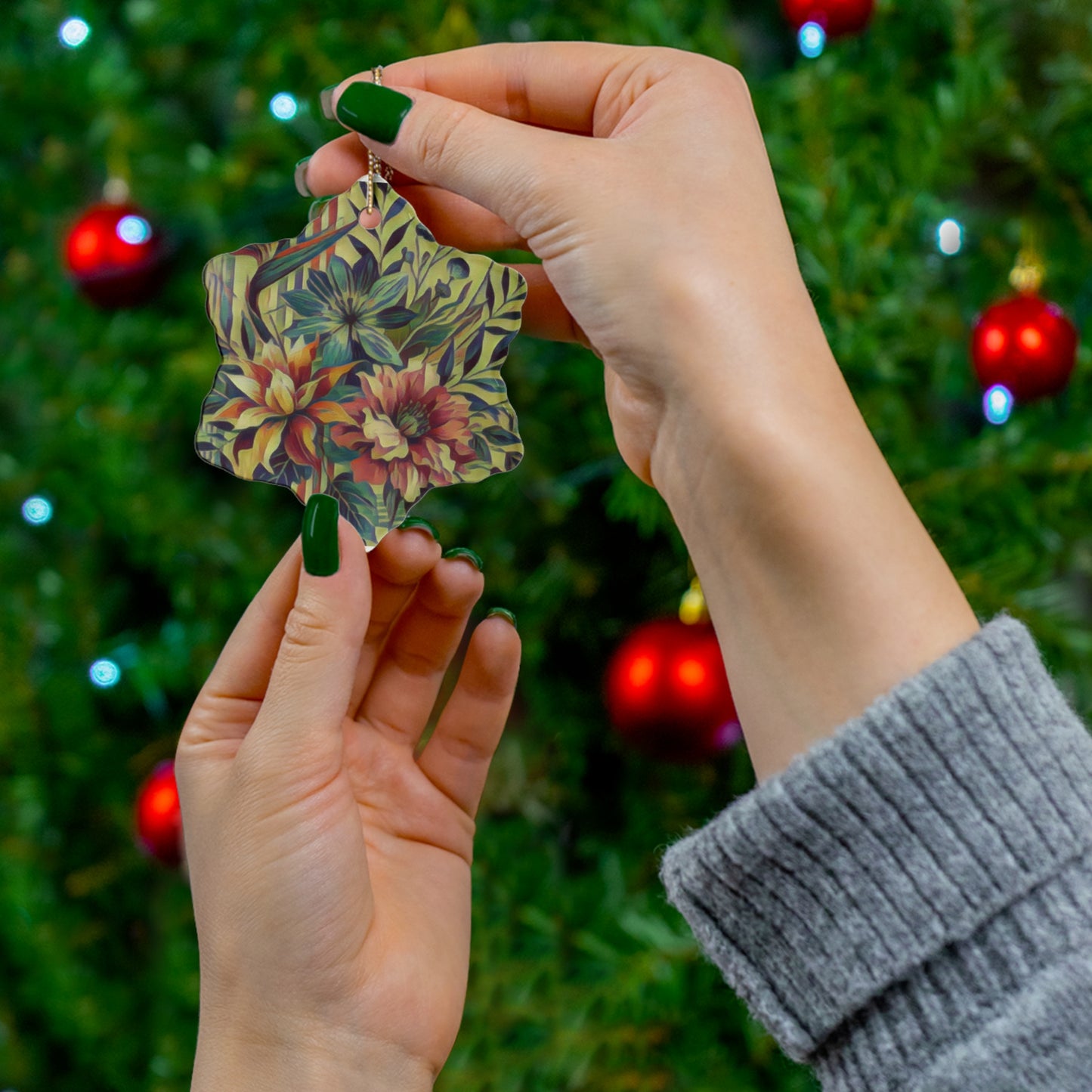 Ceramic Ornament, 4 Shapes