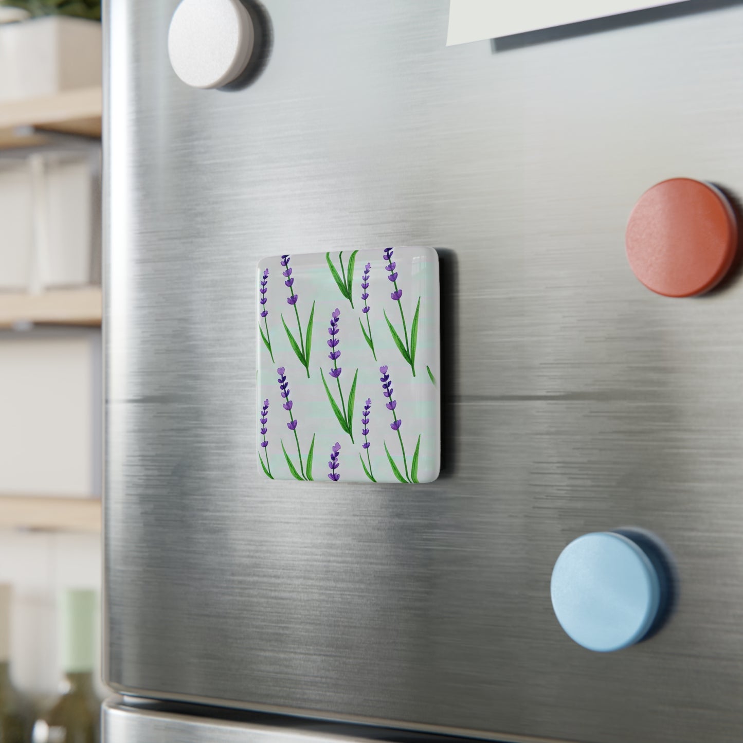 Lavender Breeze Porcelain Magnet