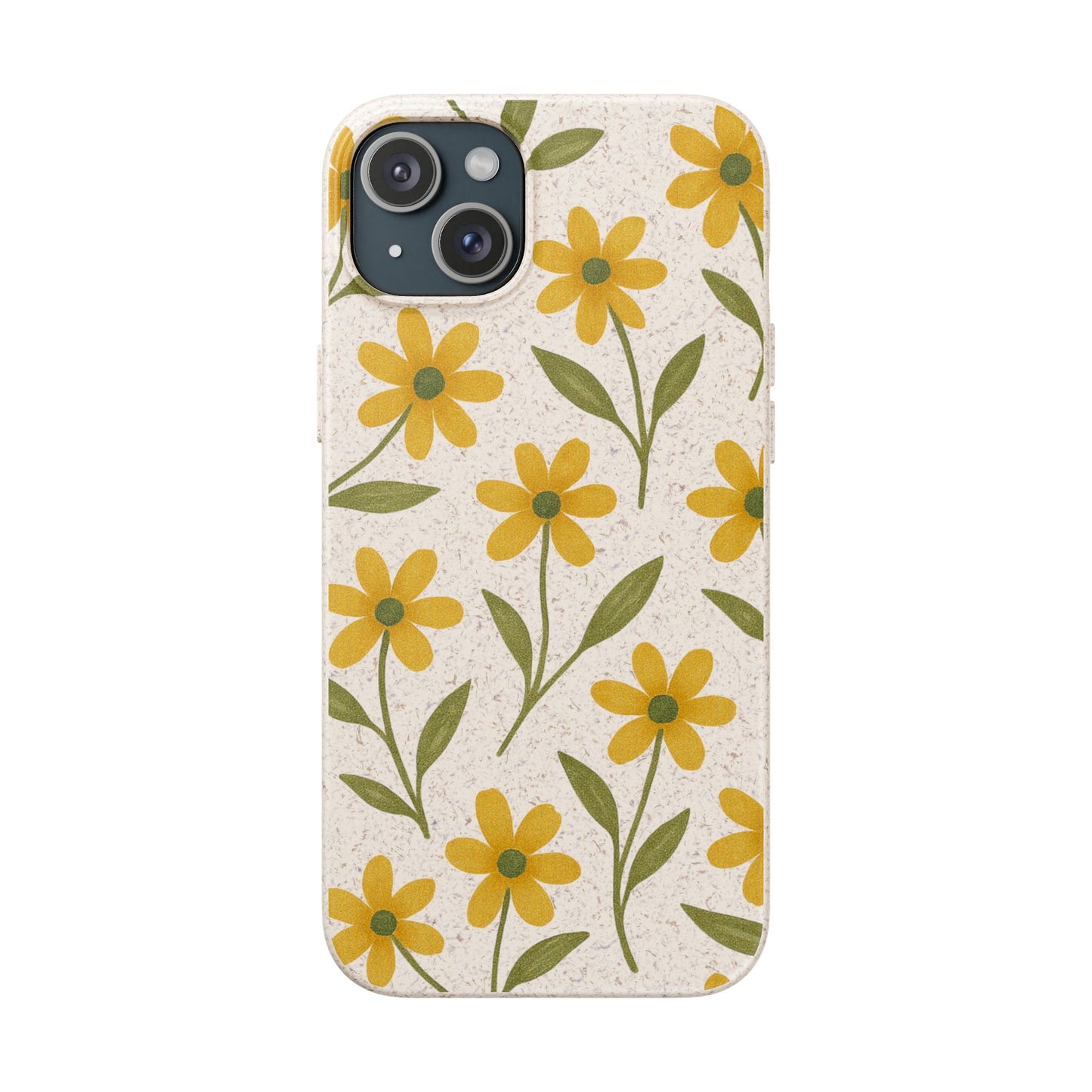 Meadow Bloom Biodegradable Phone Case - Marigold