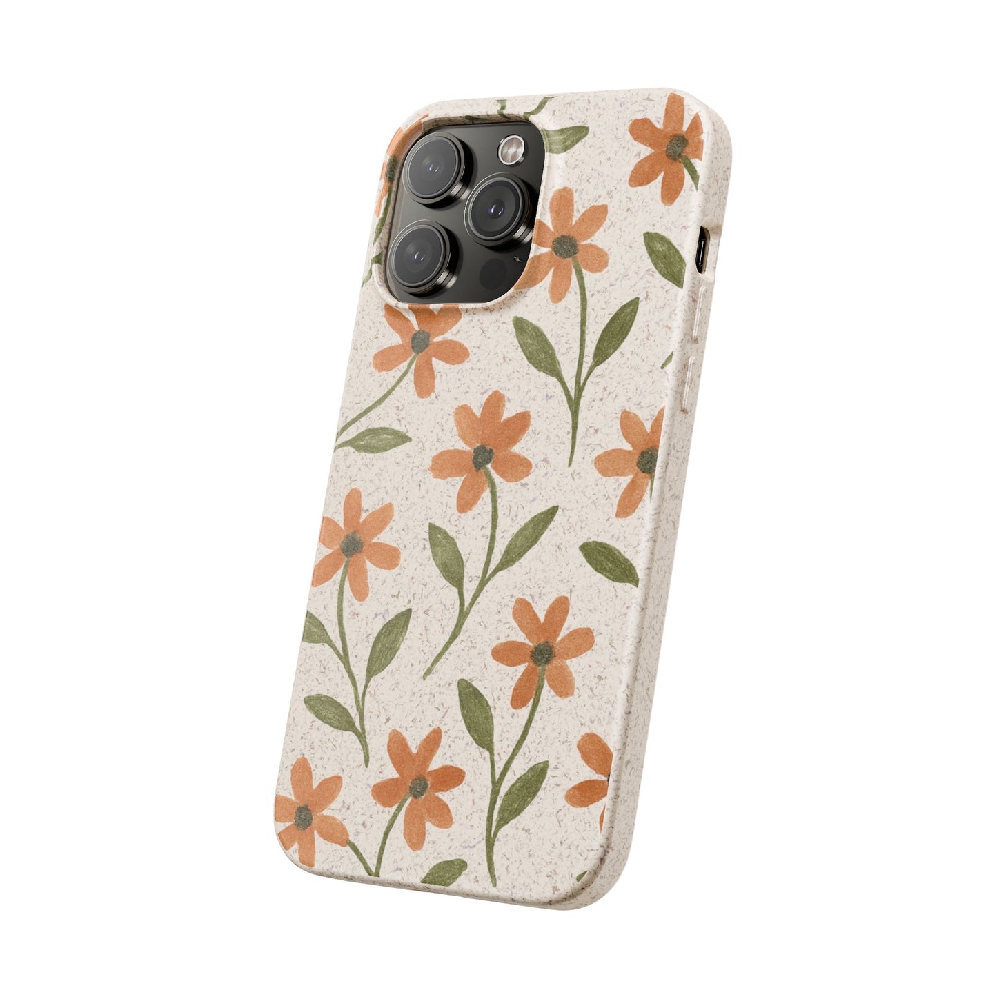 Floral Phone Case - Biodegradable Protective Cover