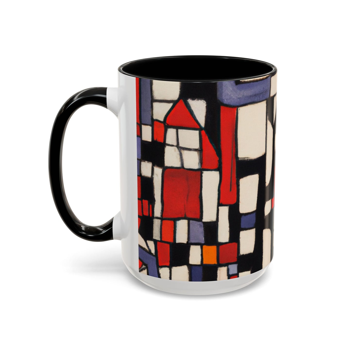 Modern Blocks Accent Coffee Mug, 11oz