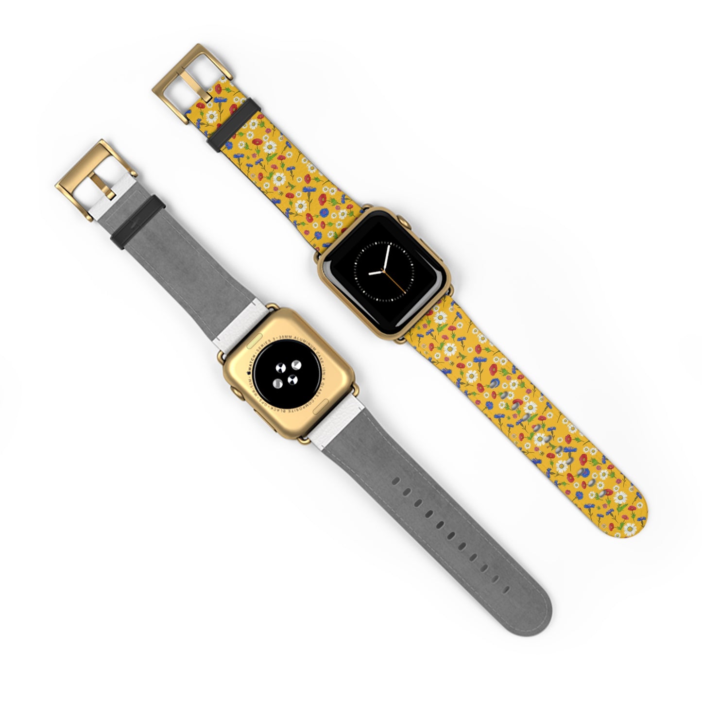 Floral Pattern Watch Band