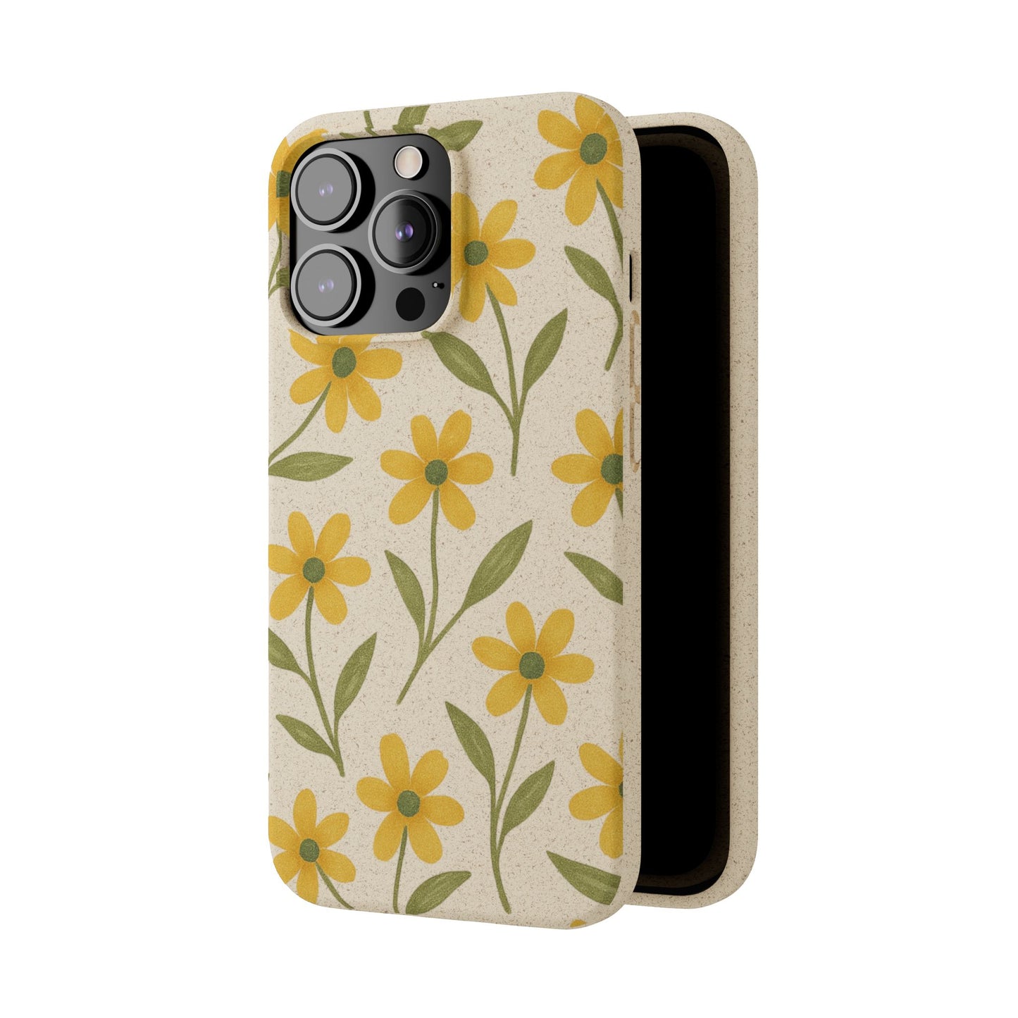 Meadow Bloom Biodegradable Phone Case - Marigold