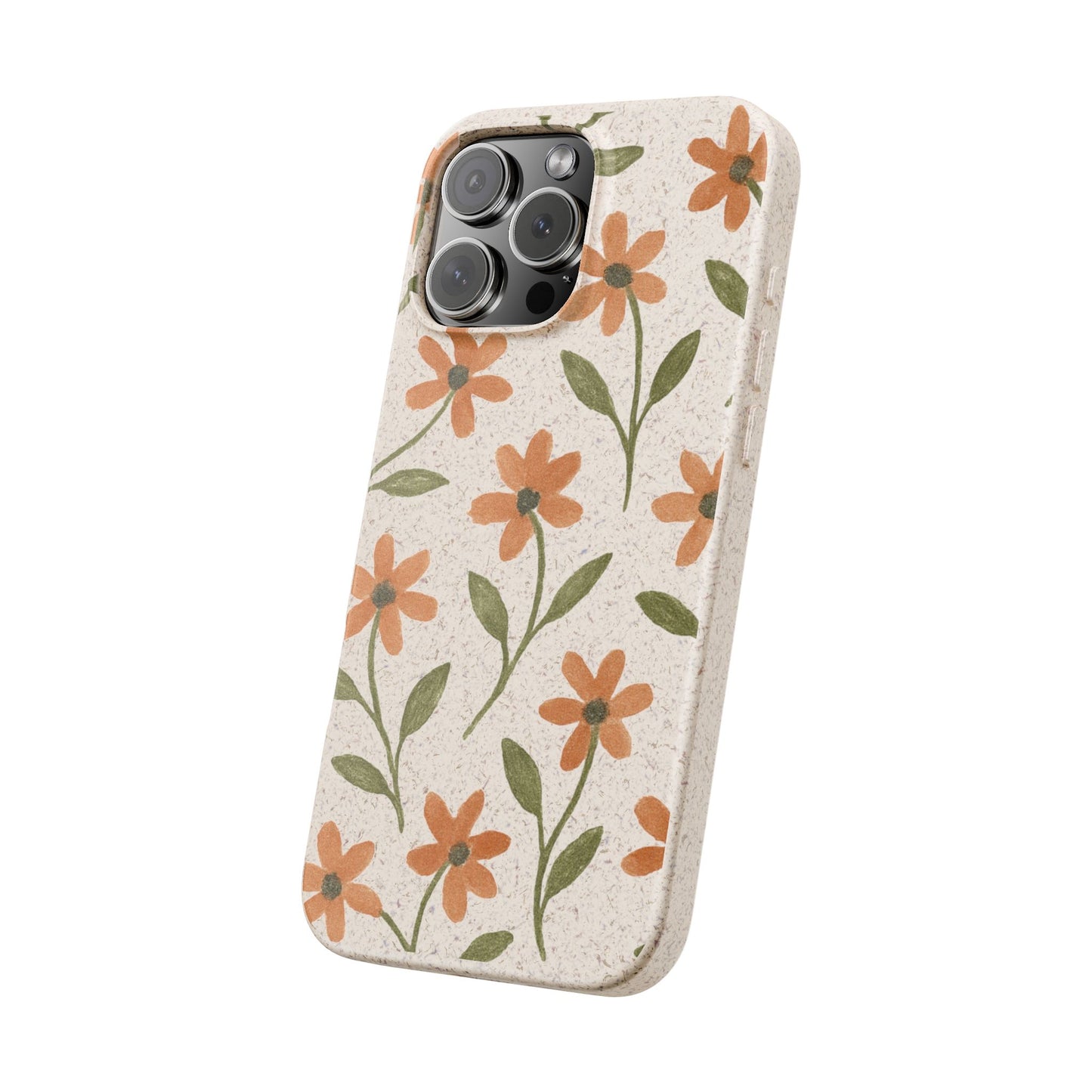 Floral Phone Case - Biodegradable Protective Cover