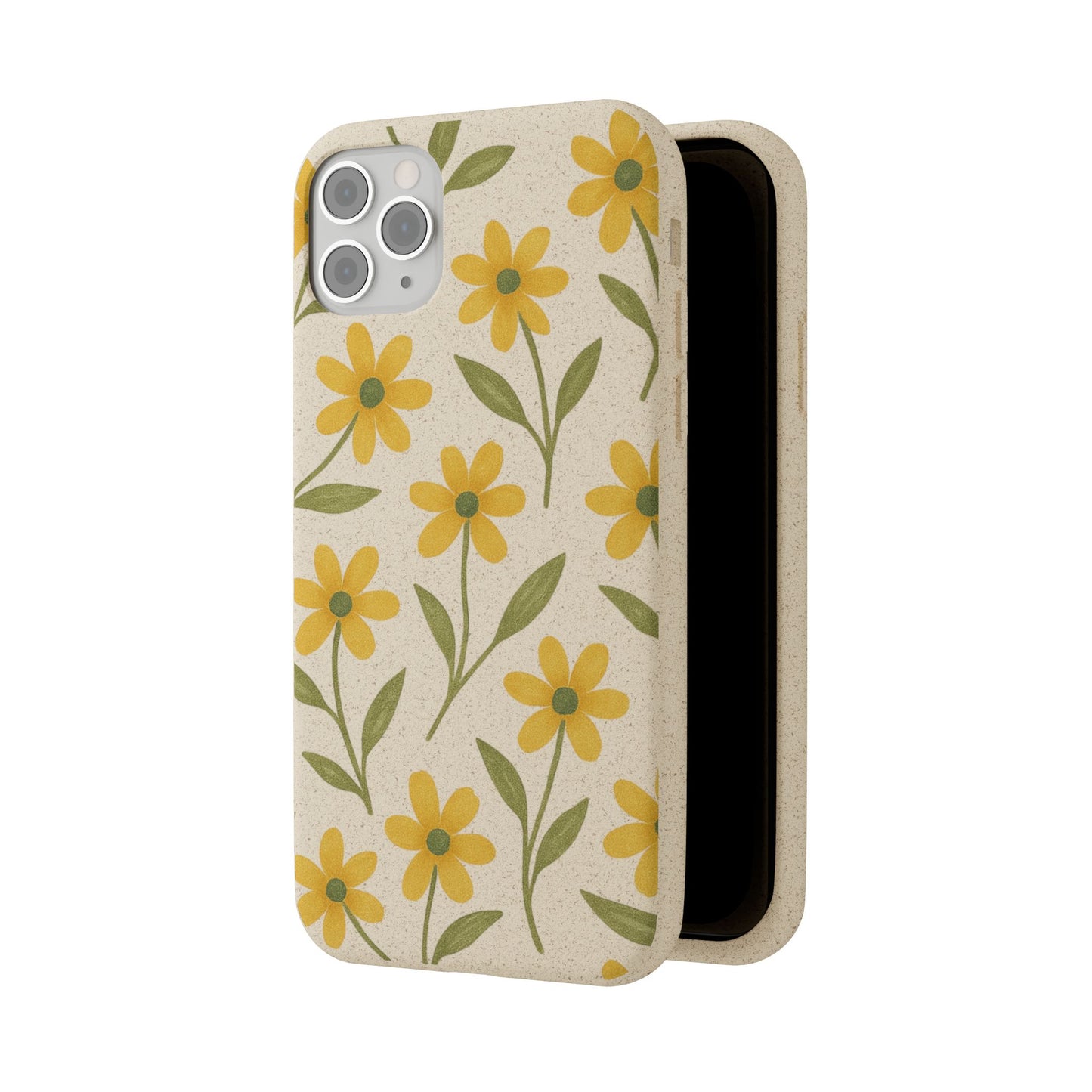 Meadow Bloom Biodegradable Phone Case - Marigold