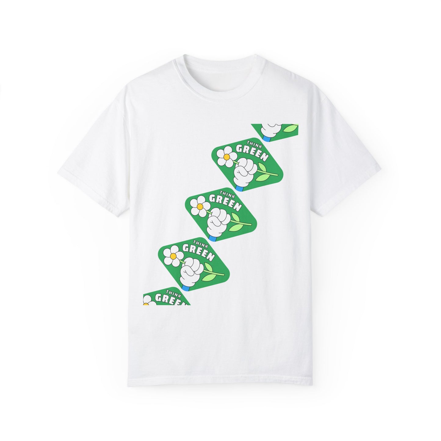 Unisex Garment-Dyed T-shirt - Think Green
