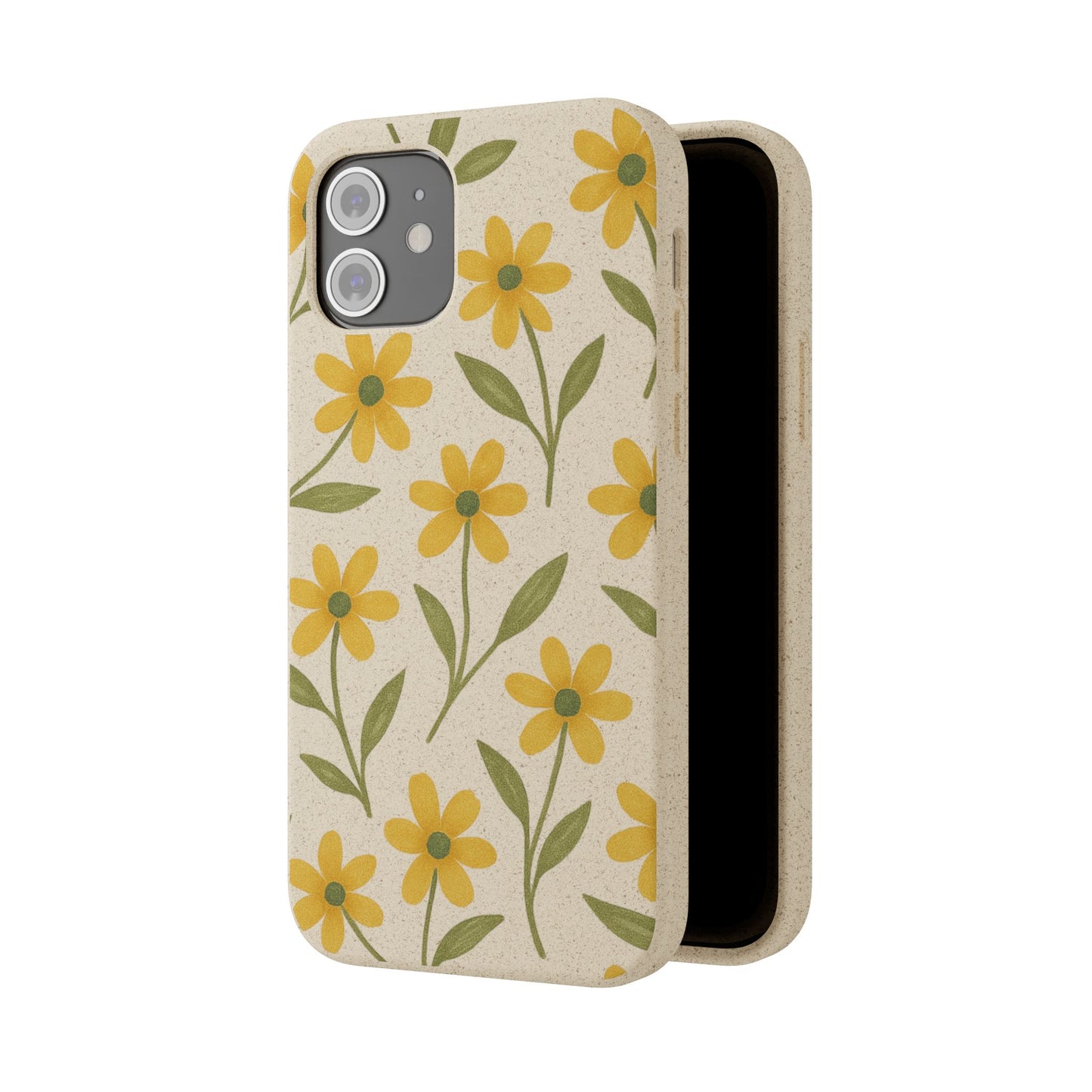 Meadow Bloom Biodegradable Phone Case - Marigold