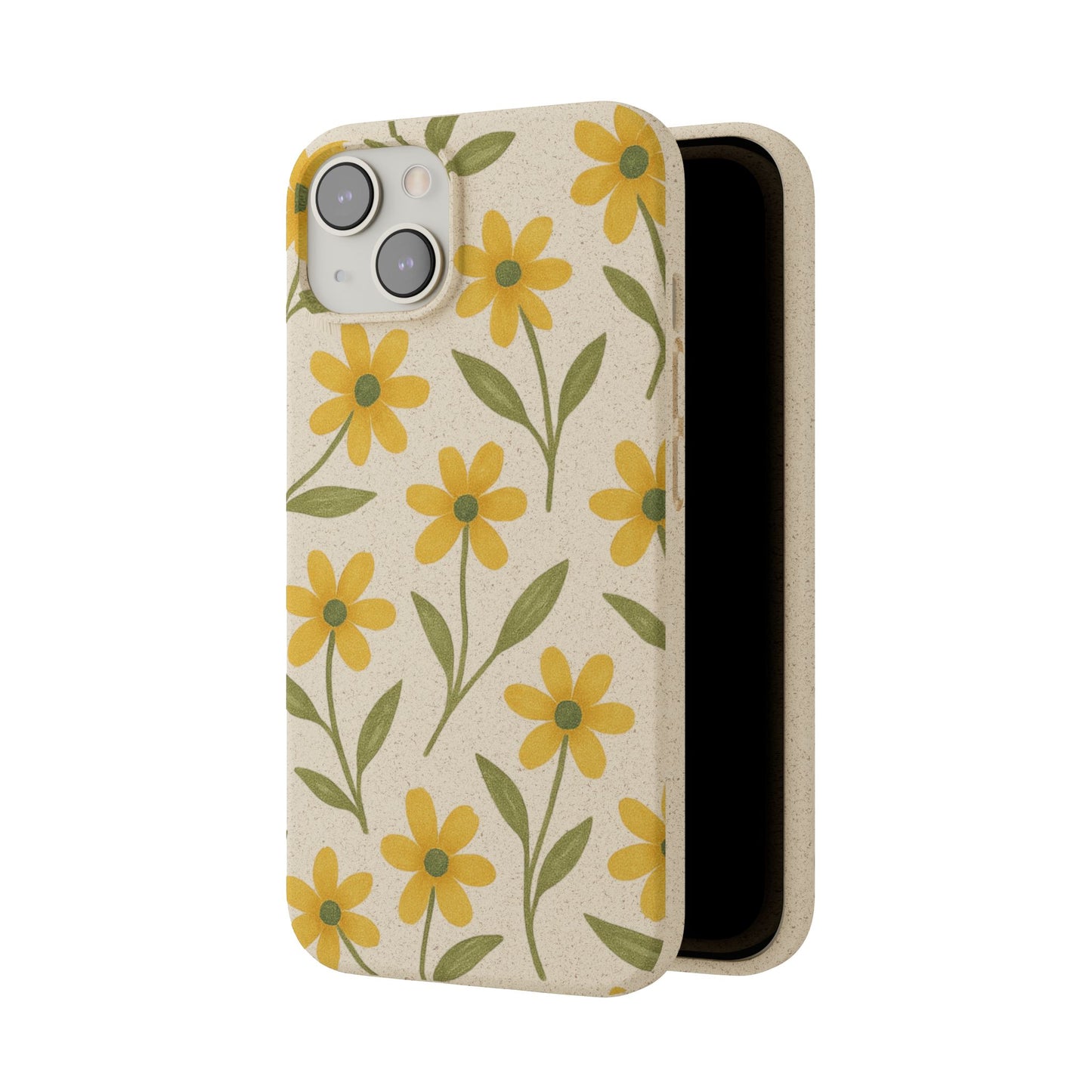 Meadow Bloom Biodegradable Phone Case - Marigold