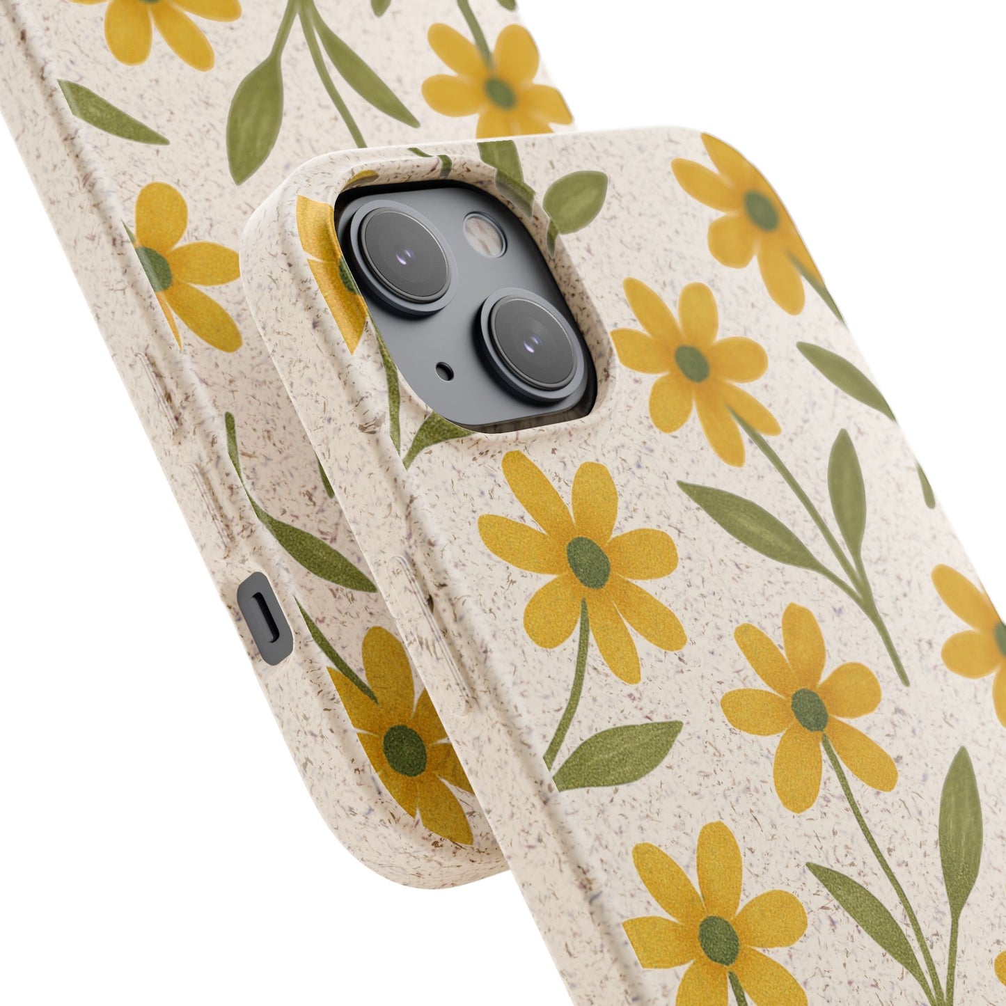 Meadow Bloom Biodegradable Phone Case - Marigold