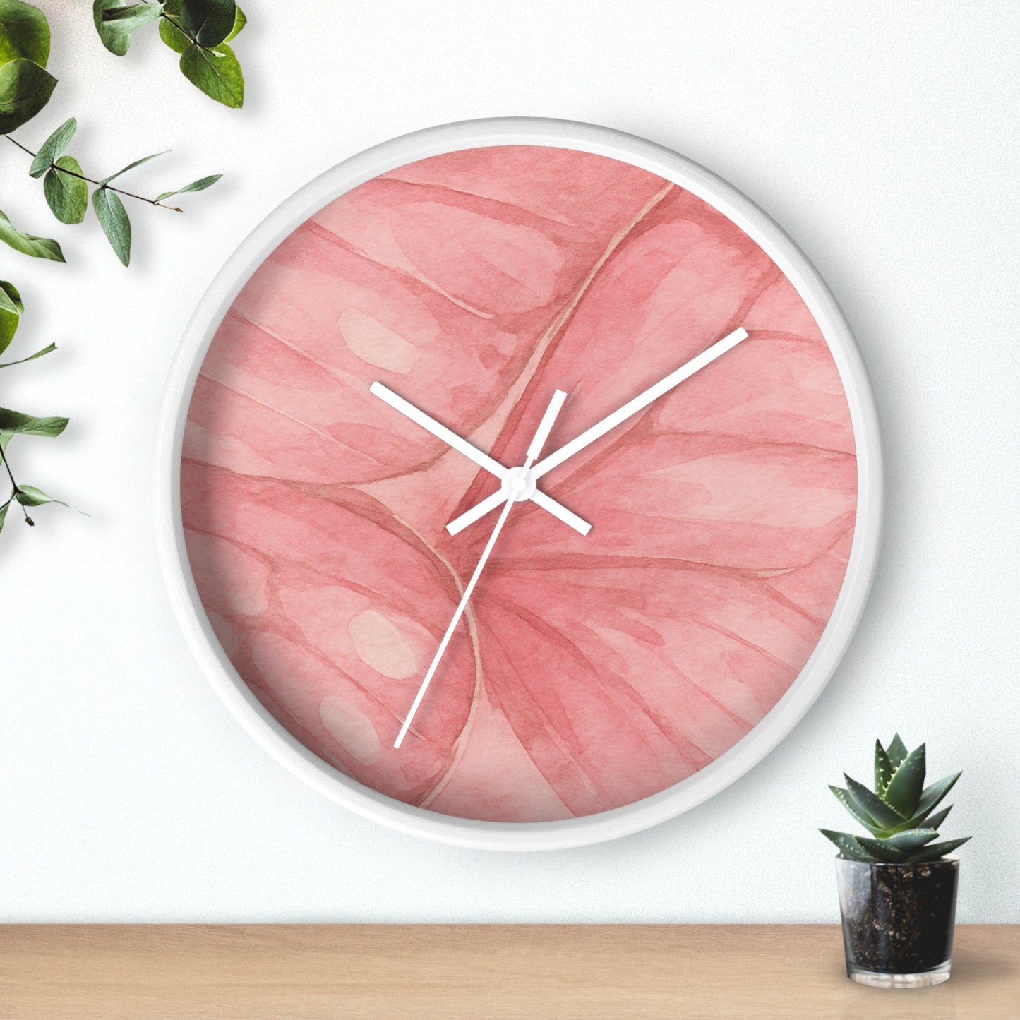 Petal Drift Wall Clock