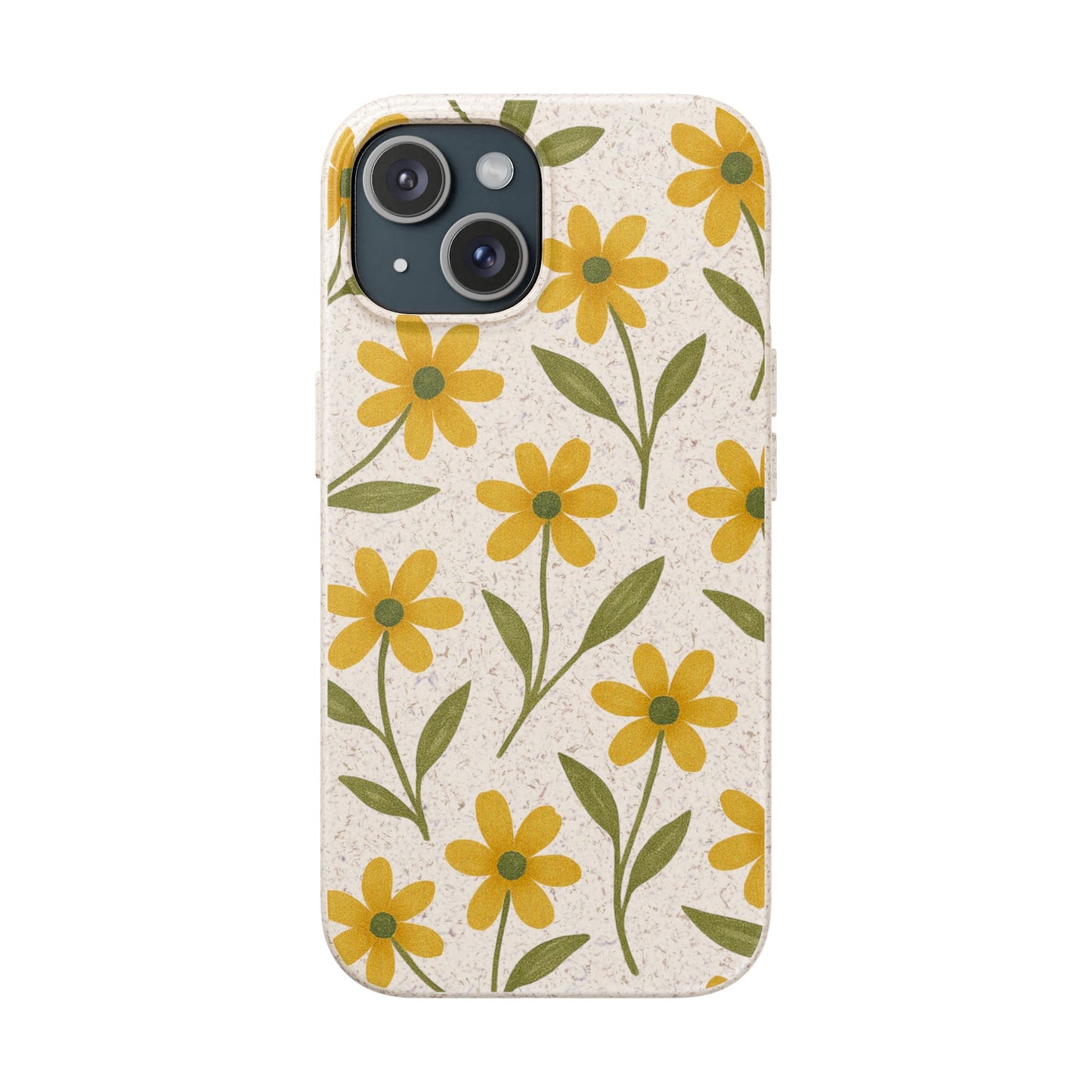 Meadow Bloom Biodegradable Phone Case - Marigold