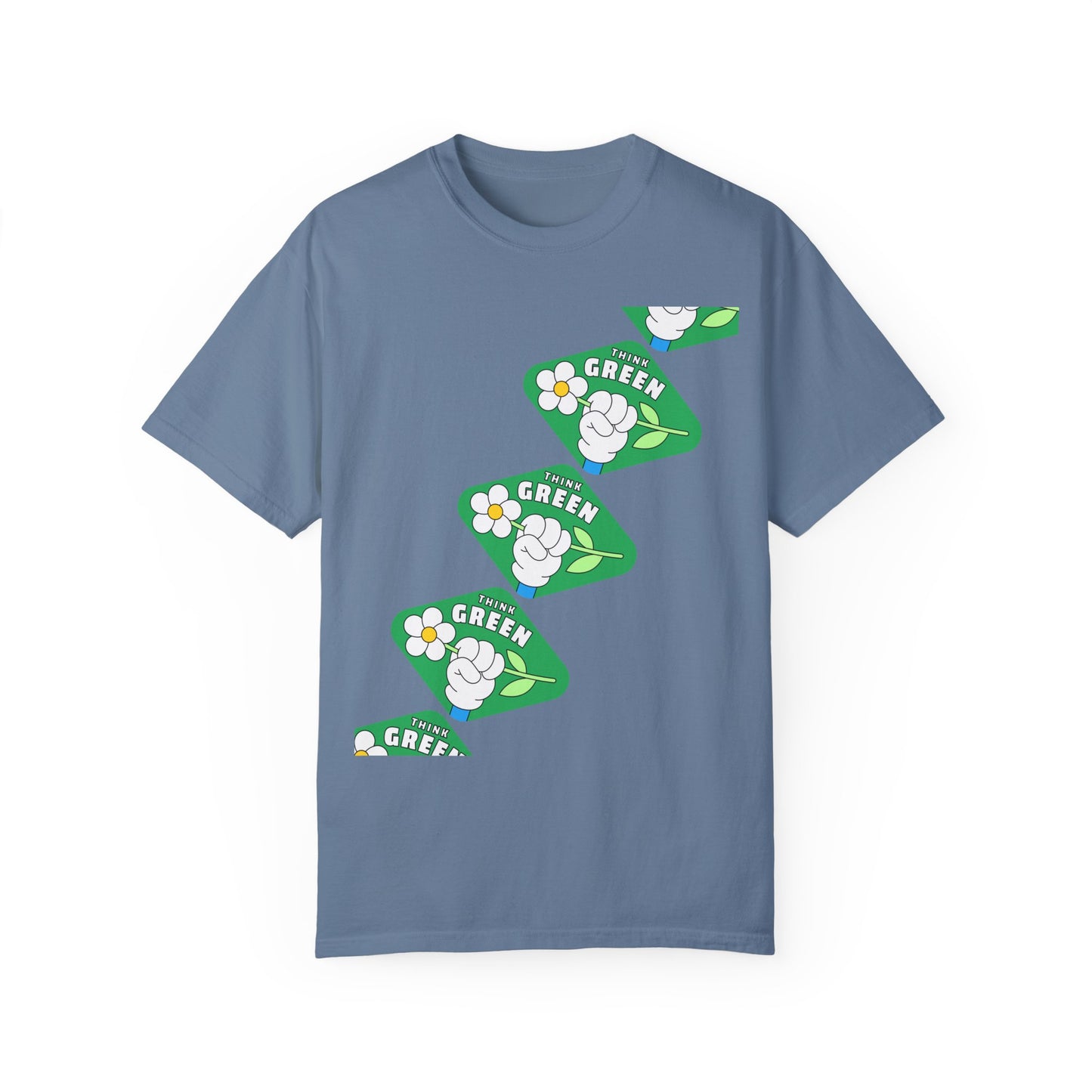 Unisex Garment-Dyed T-shirt - Think Green