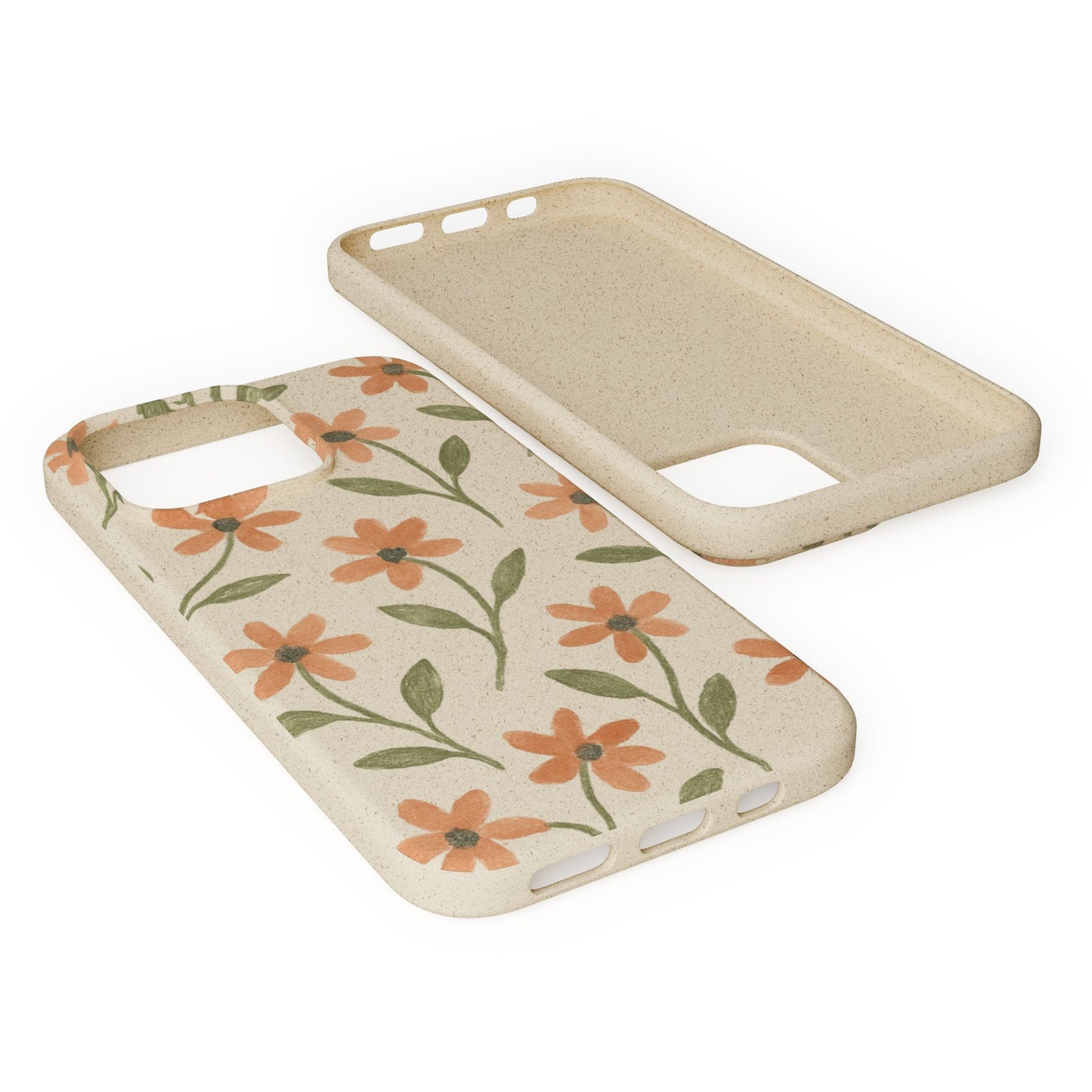 Floral Phone Case - Biodegradable Protective Cover