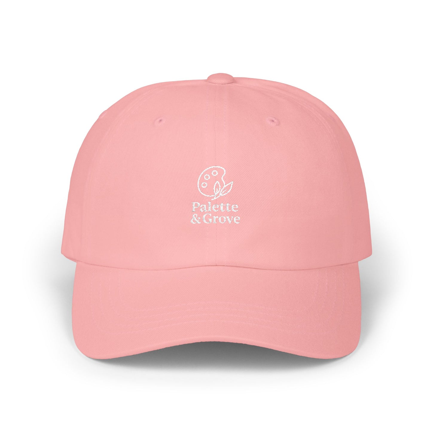Palette & Grove White Logo Classic Dad Cap
