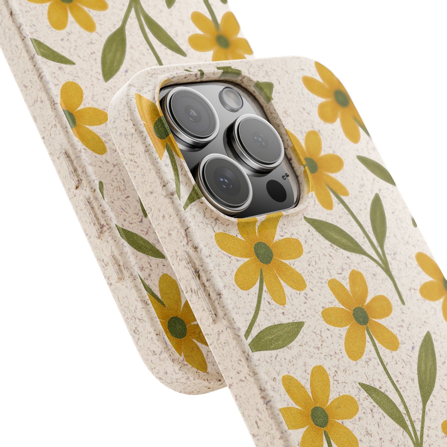 Meadow Bloom Biodegradable Phone Case - Marigold