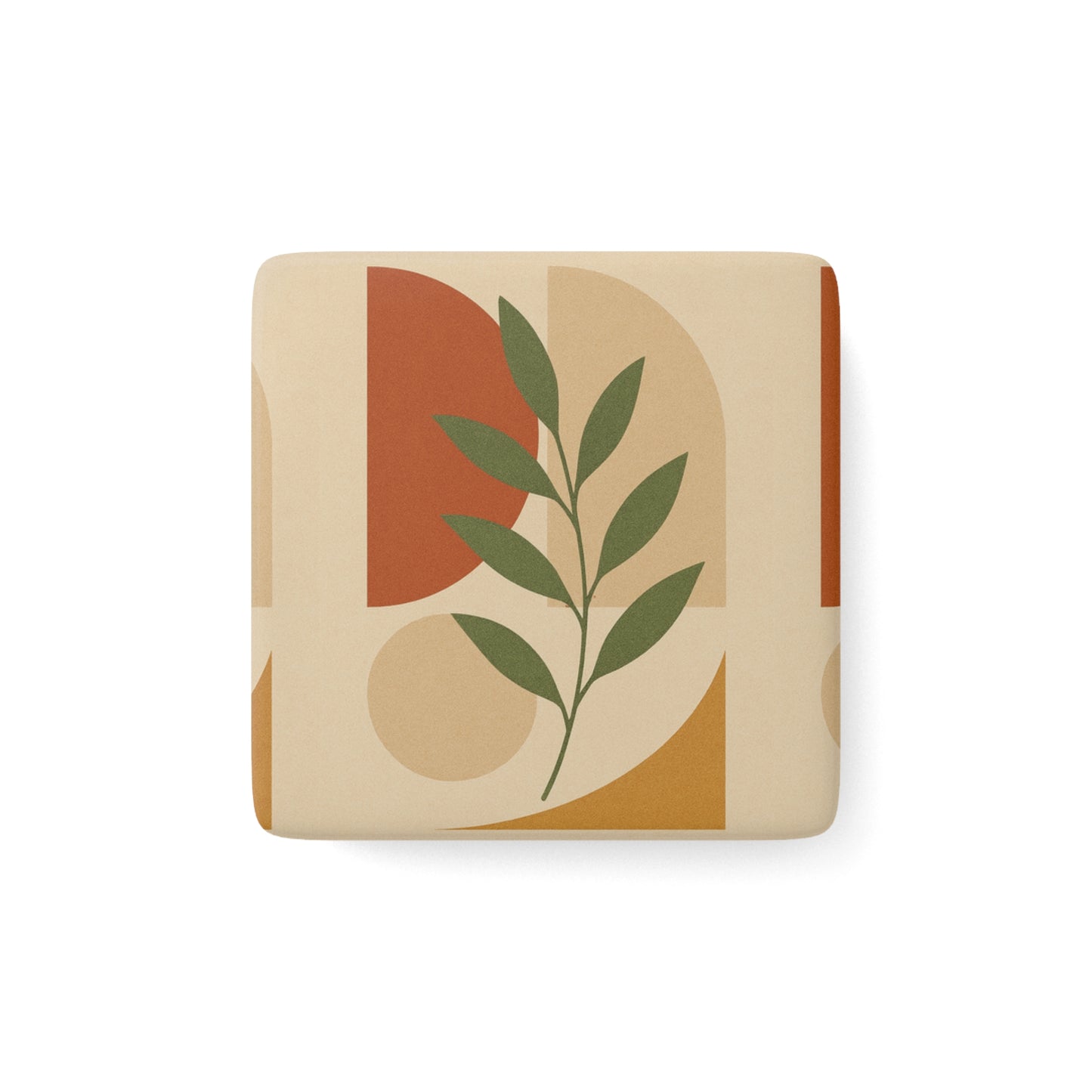 Porcelain Square Magnet -