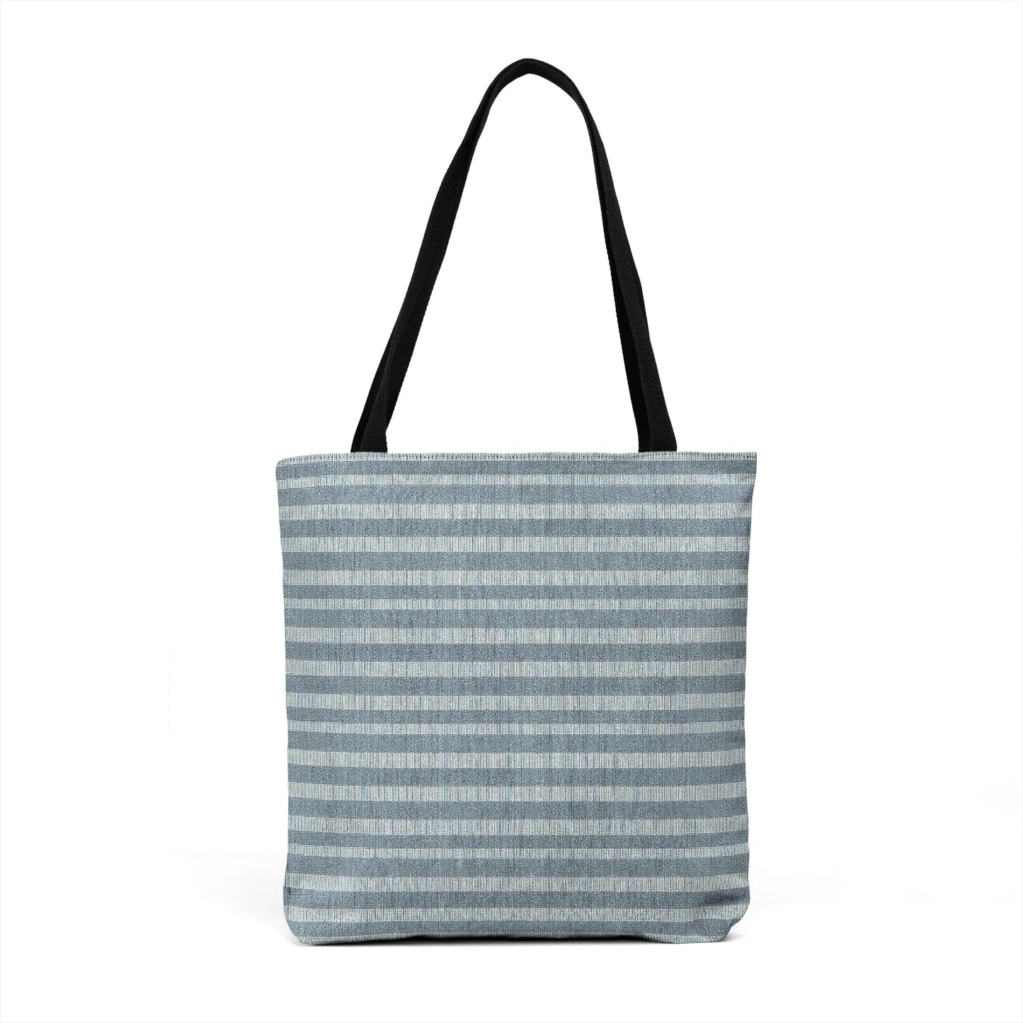 Field Stripe Blue Woven Tote