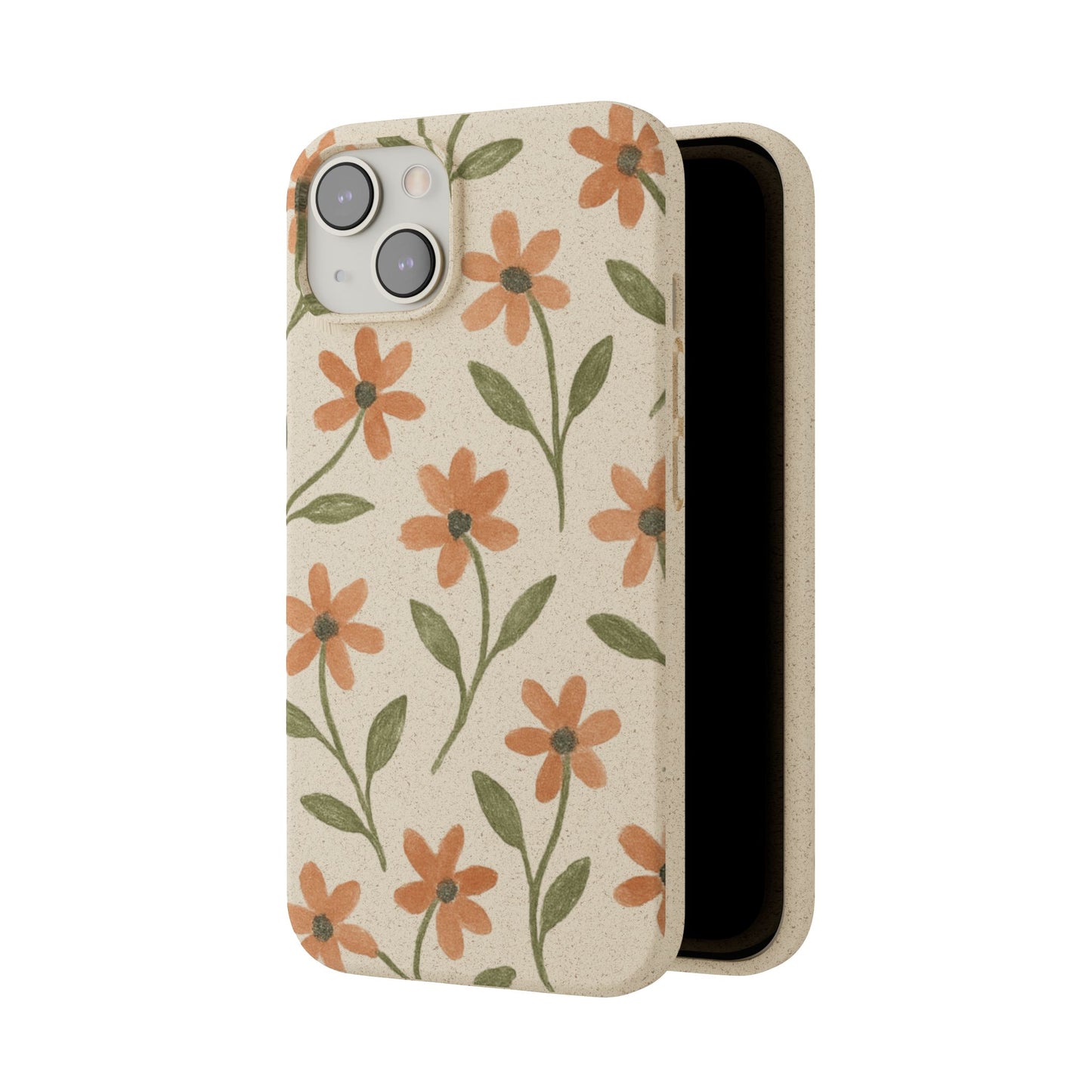 Floral Phone Case - Biodegradable Protective Cover