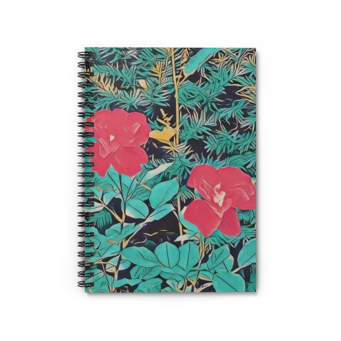 Flowers v2 (Original Photo Edit) Spiral Notebook - Ruled Line