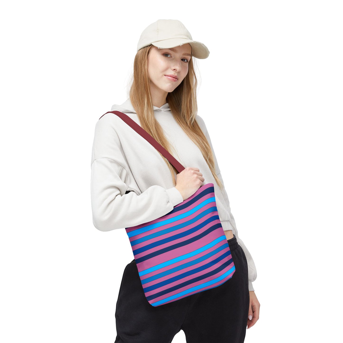 Pink/Blue Tote Bag