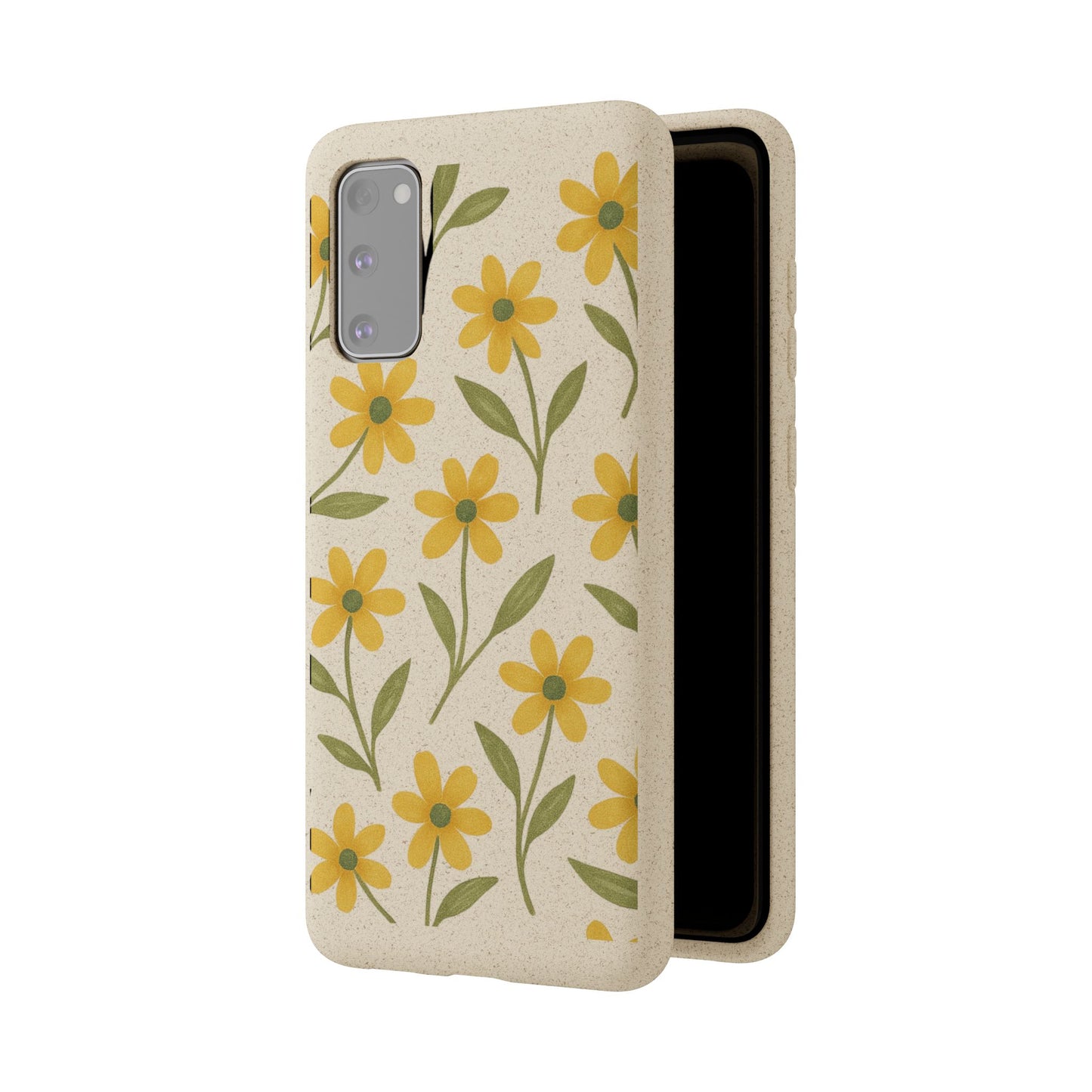 Meadow Bloom Biodegradable Phone Case - Marigold