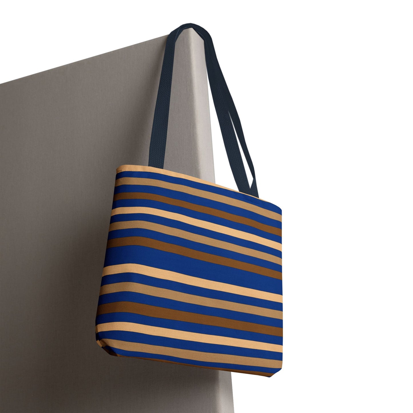 Blue/Brown Tote Bag