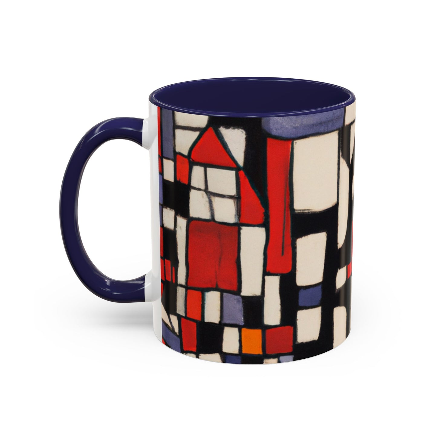 Modern Blocks Accent Coffee Mug, 11oz