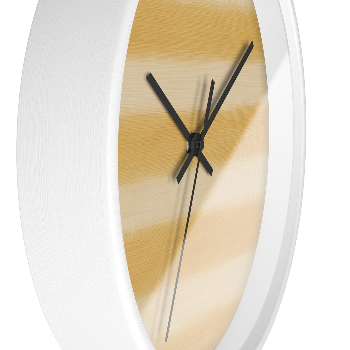 Loom Light Stripes Wall Clock – Ochre Fade