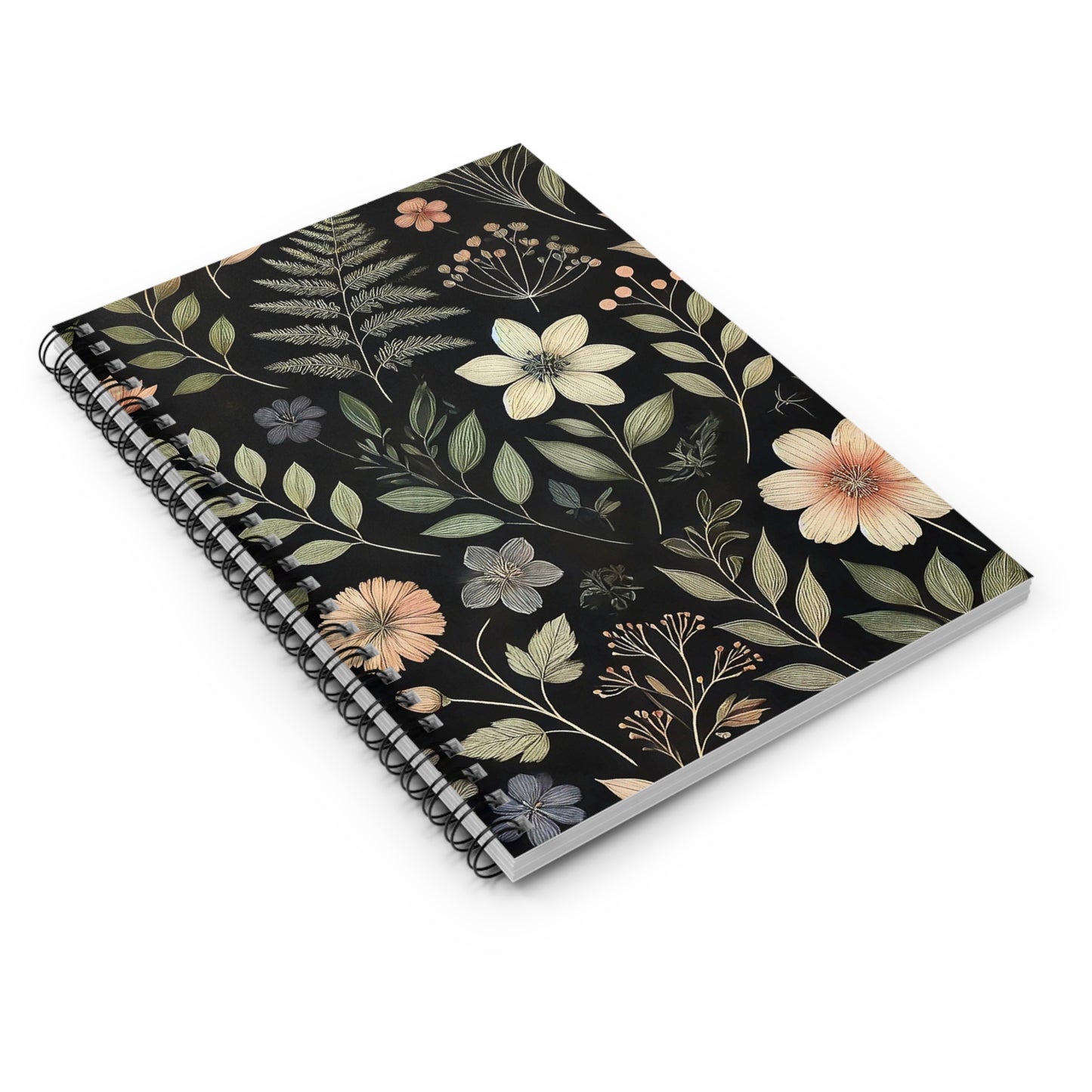 Floral Spiral Notebook