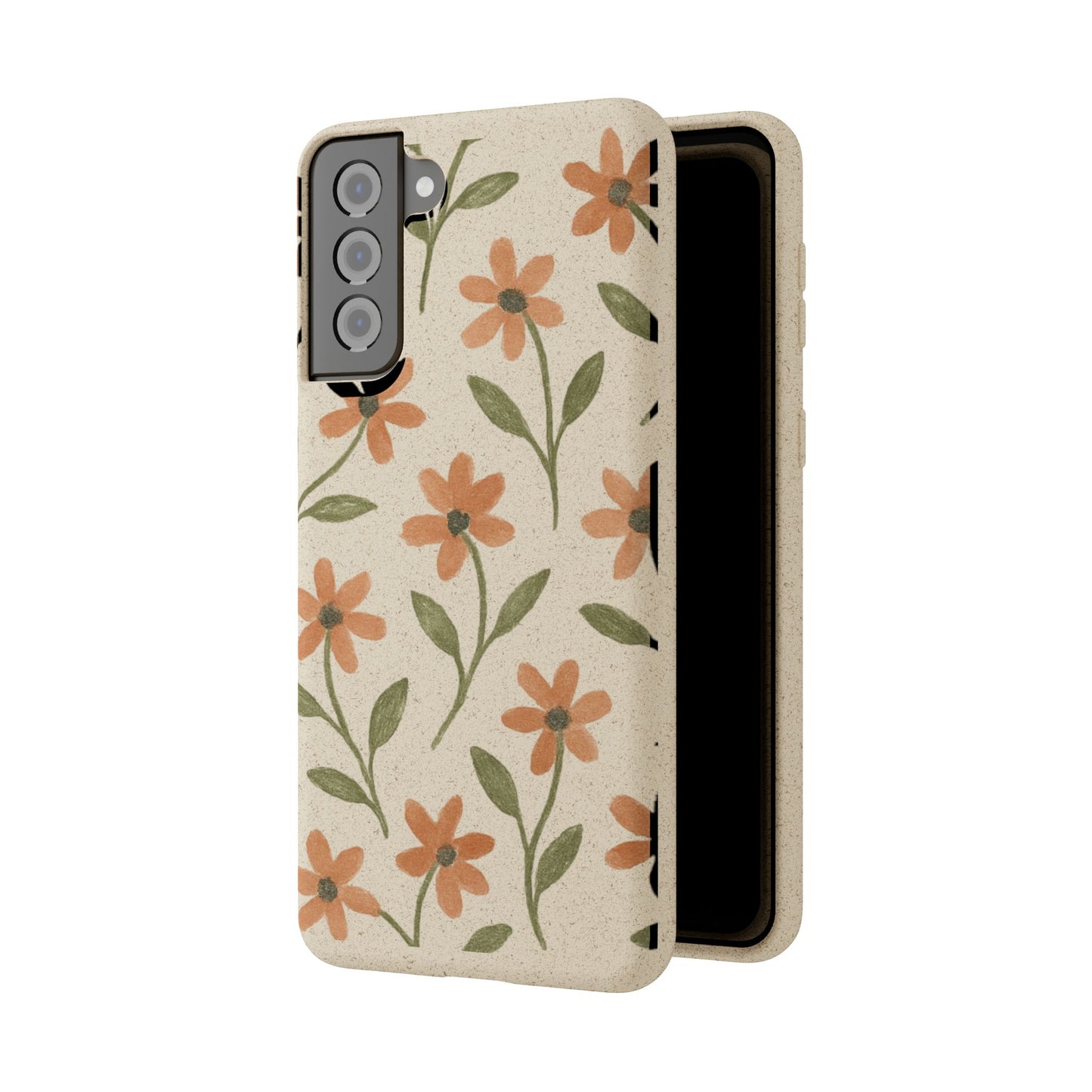 Floral Phone Case - Biodegradable Protective Cover