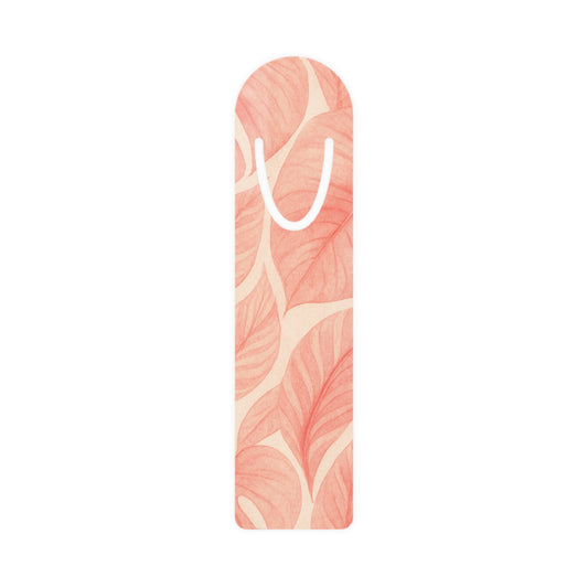 Pink Leaf Bookmark