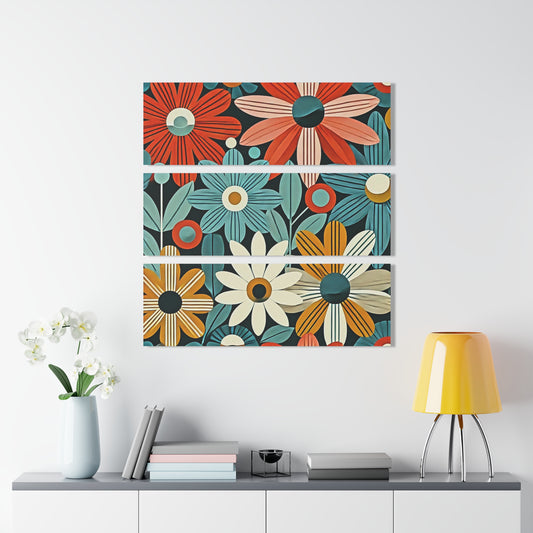 Floral Triptych Acrylic Prints