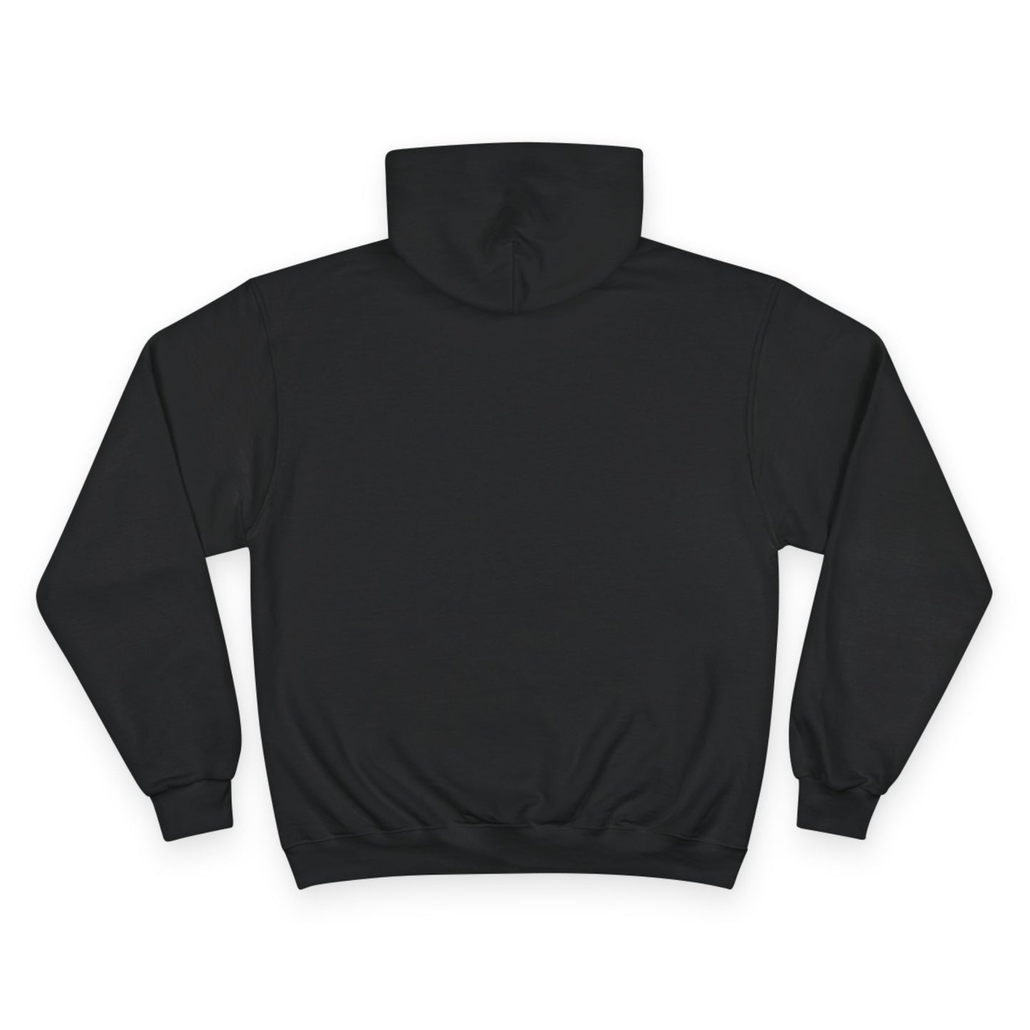 Champion Hoodie with Minimal City Skyline Embroidery — White Urban Streetwear