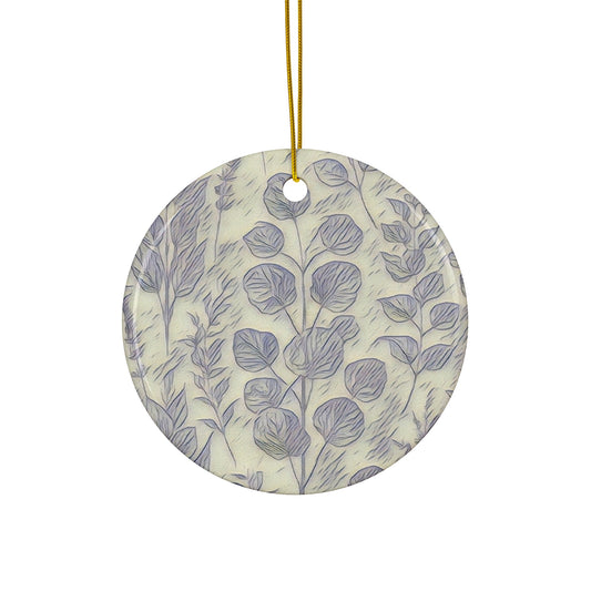Eculyptus Breeze Ceramic Ornament (4 Shapes)