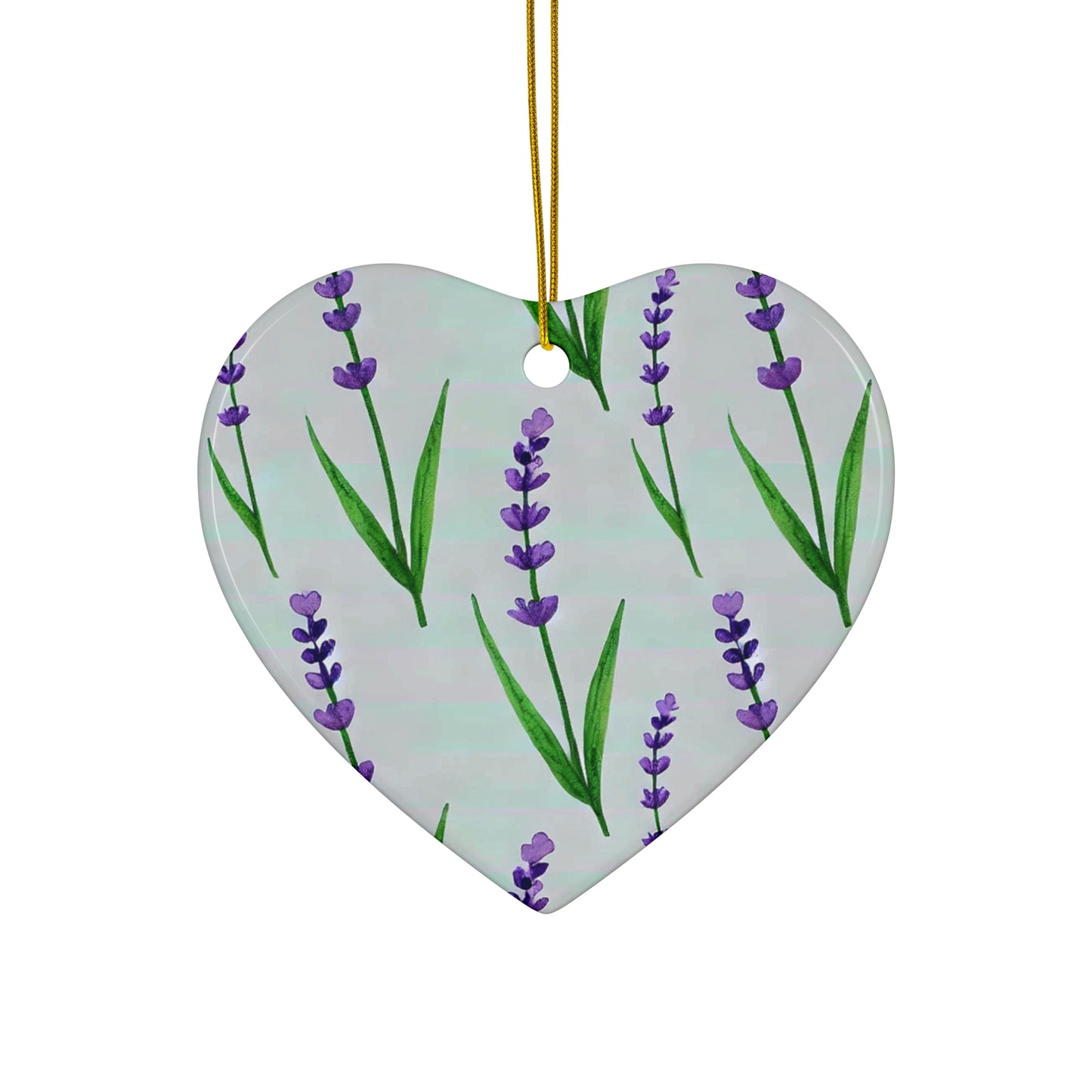 Ceramic Ornament - Lavender Breeze