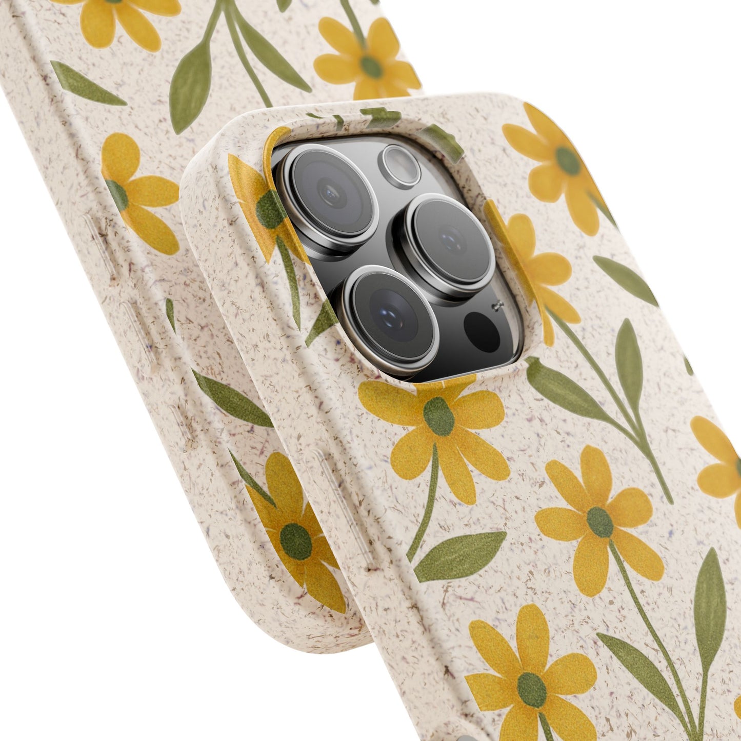 Meadow Bloom Biodegradable Phone Case - Marigold