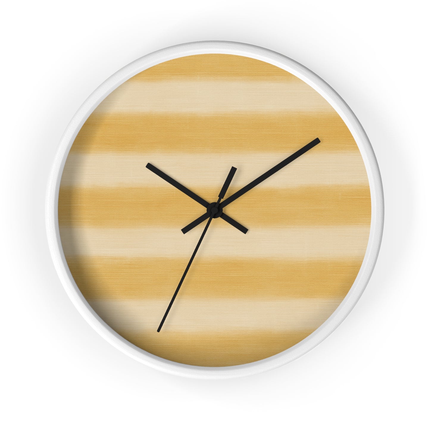 Loom Light Stripes Wall Clock – Ochre Fade