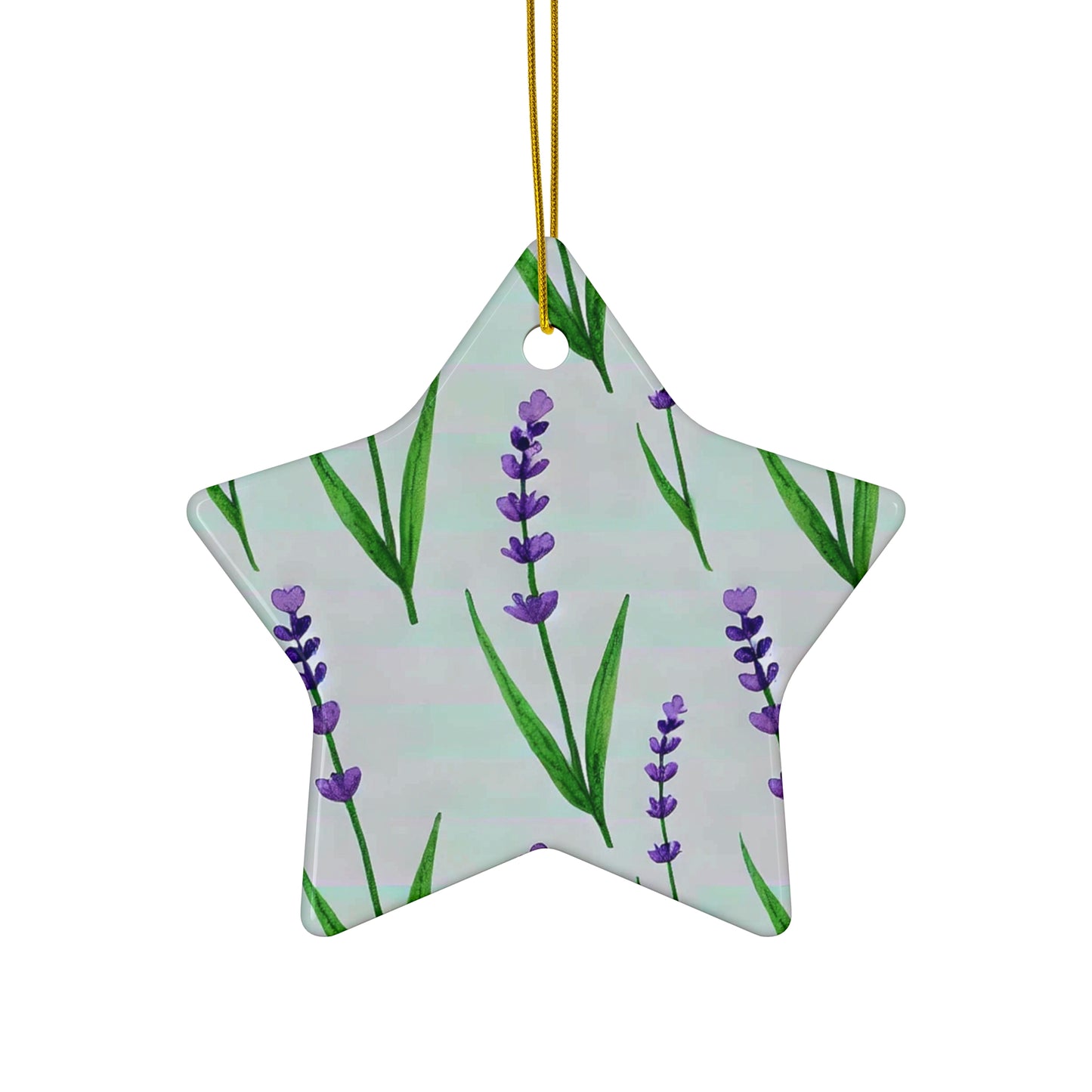 Ceramic Ornament - Lavender Breeze