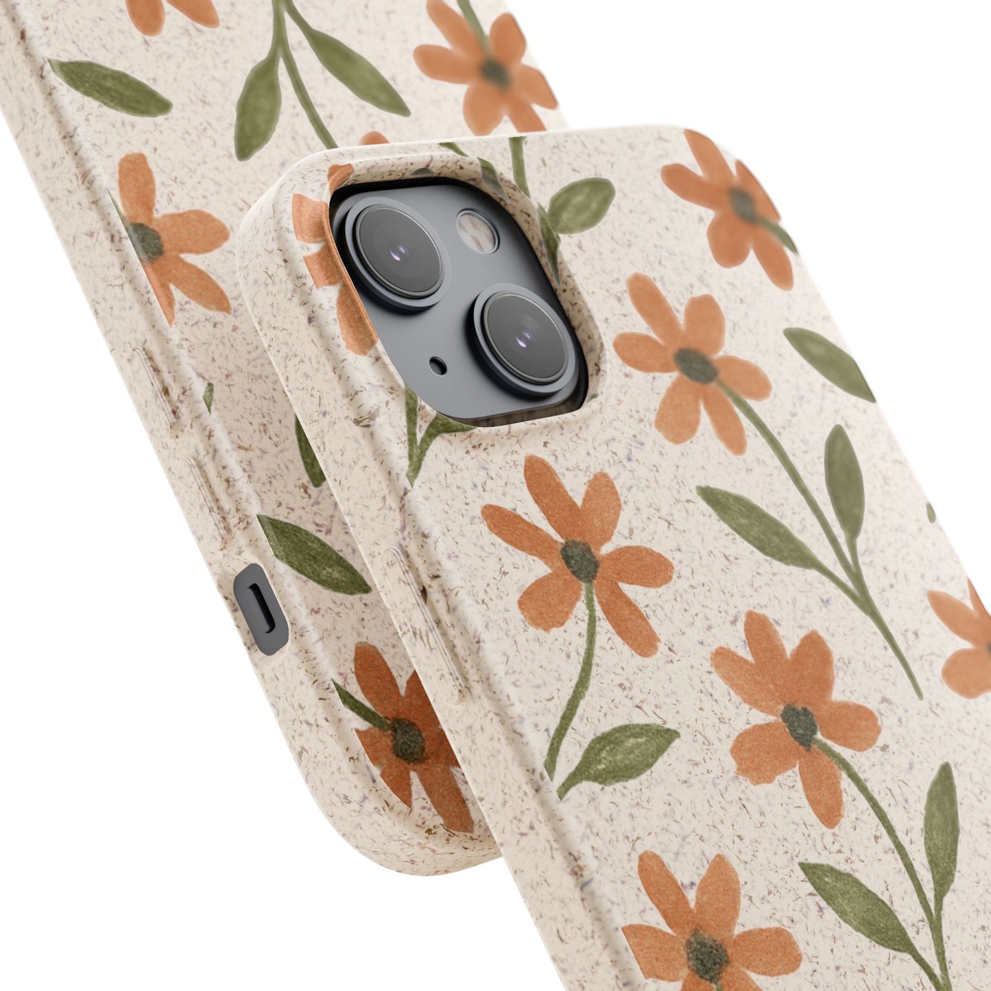 Floral Phone Case - Biodegradable Protective Cover