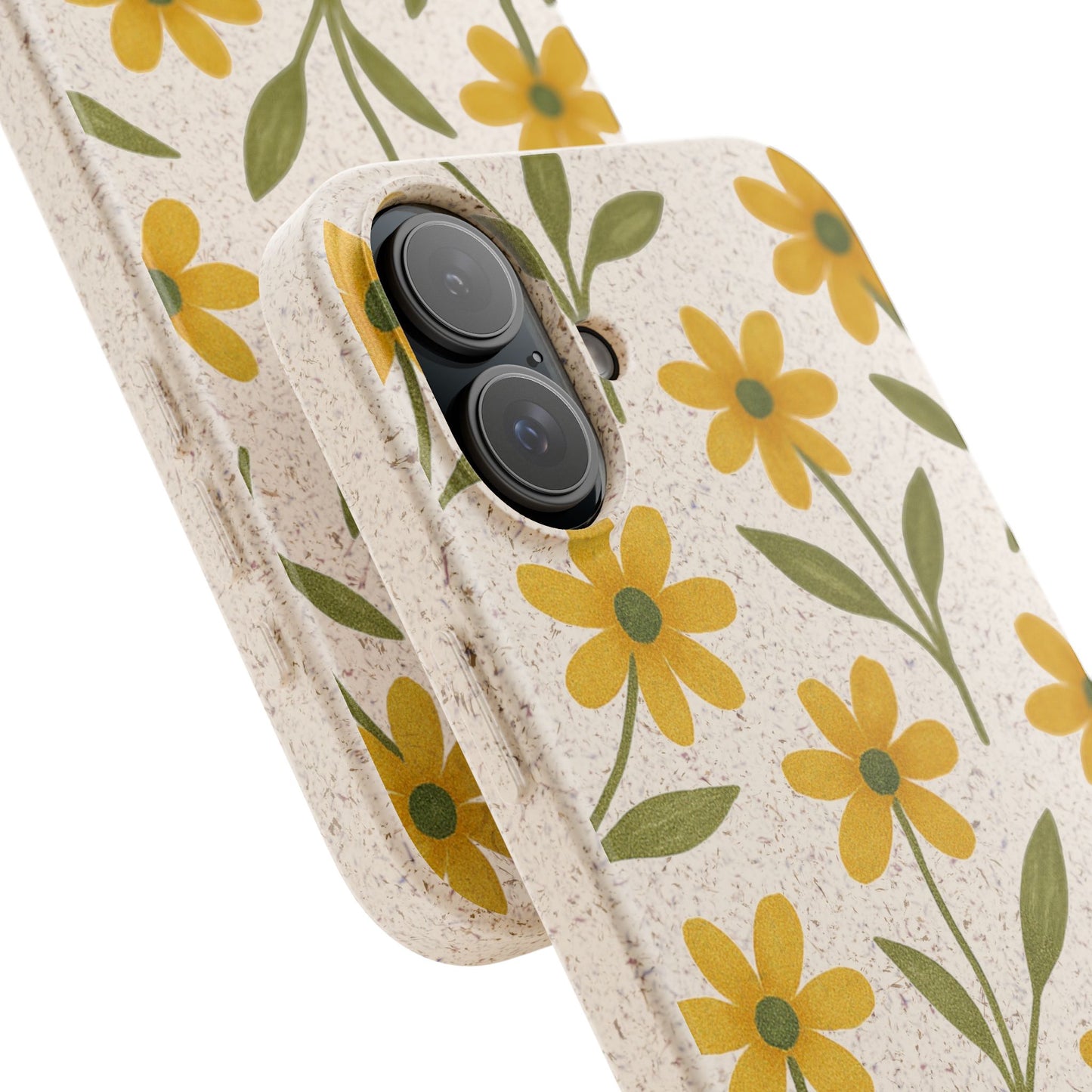 Meadow Bloom Biodegradable Phone Case - Marigold
