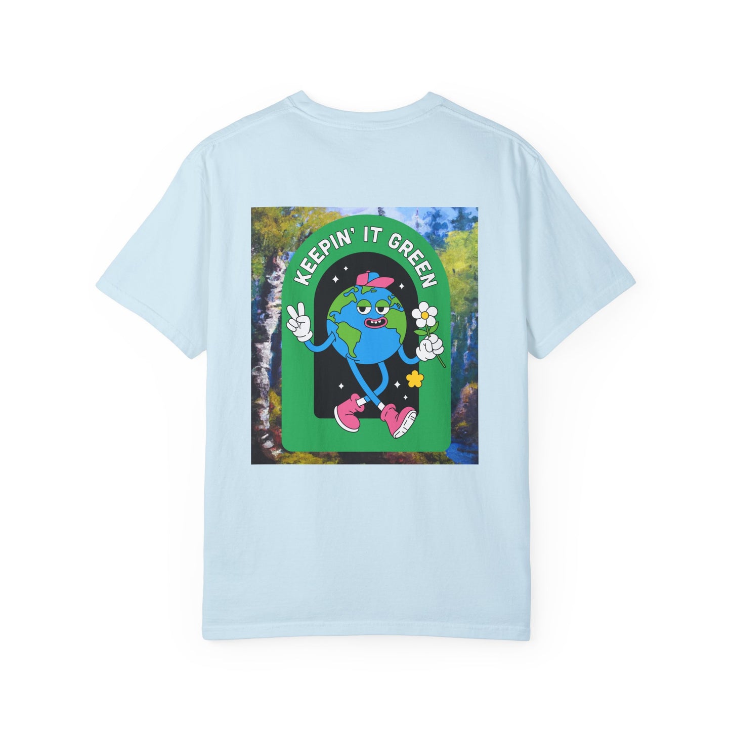 Unisex Garment-Dyed T-shirt - Think Green