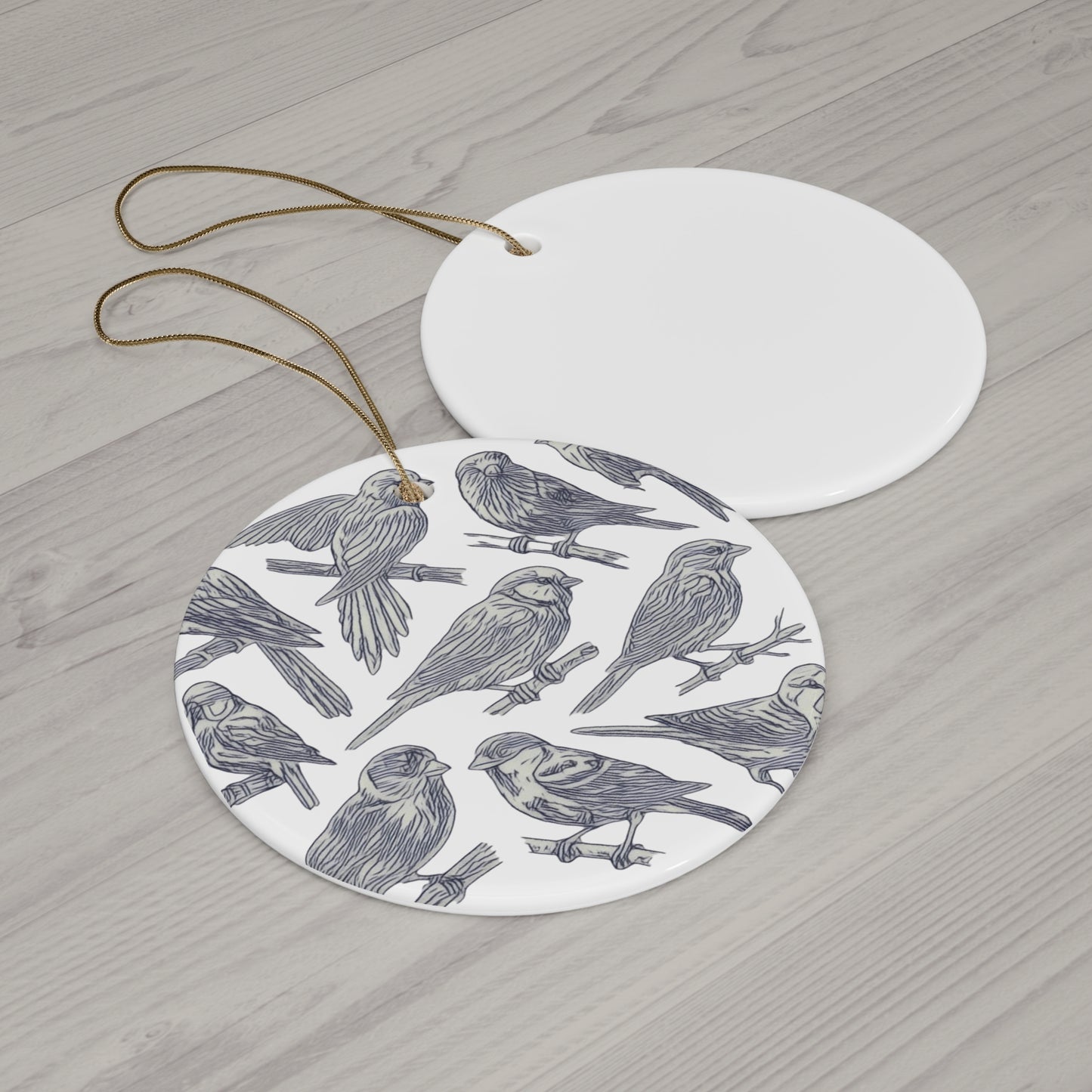 Aviary Breeze Ceramic Ornament, 4 Shapes