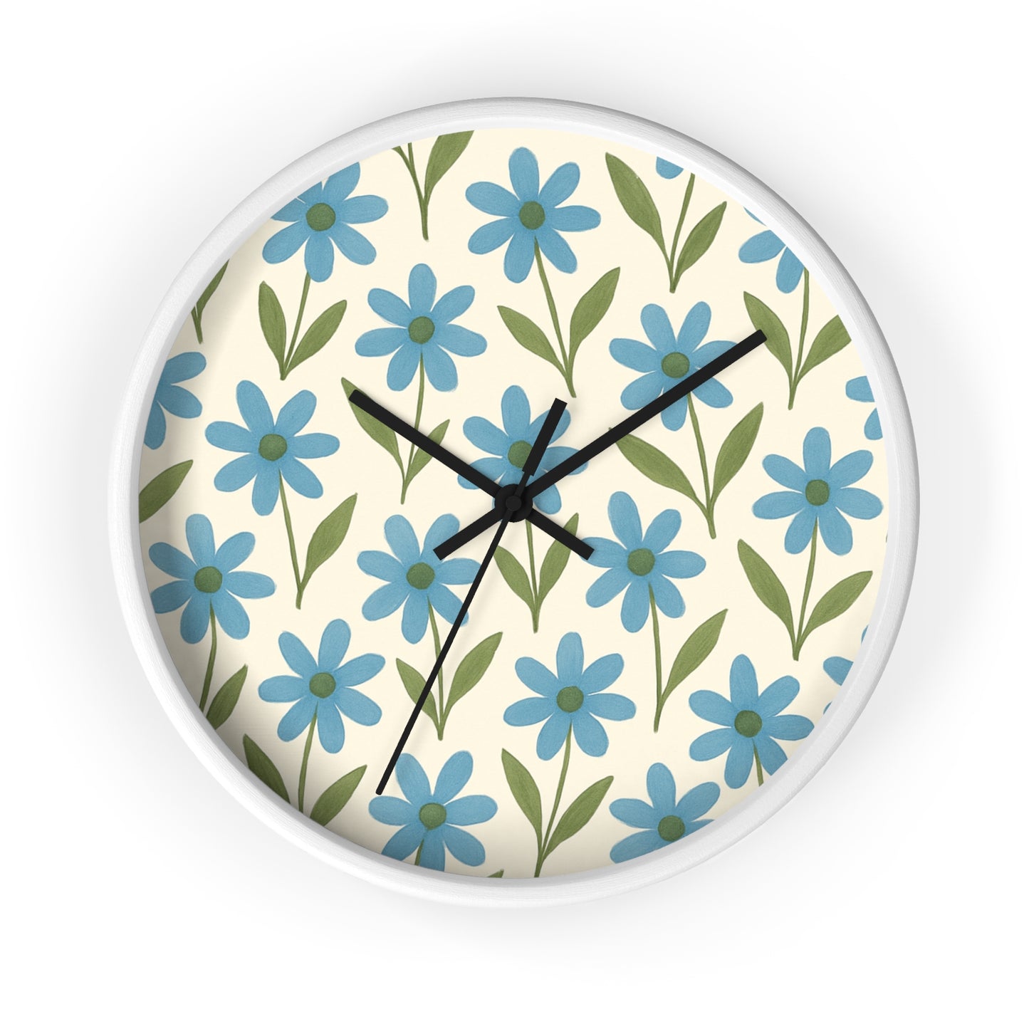 Meadow Bloom - Wall Clock - Bluebell