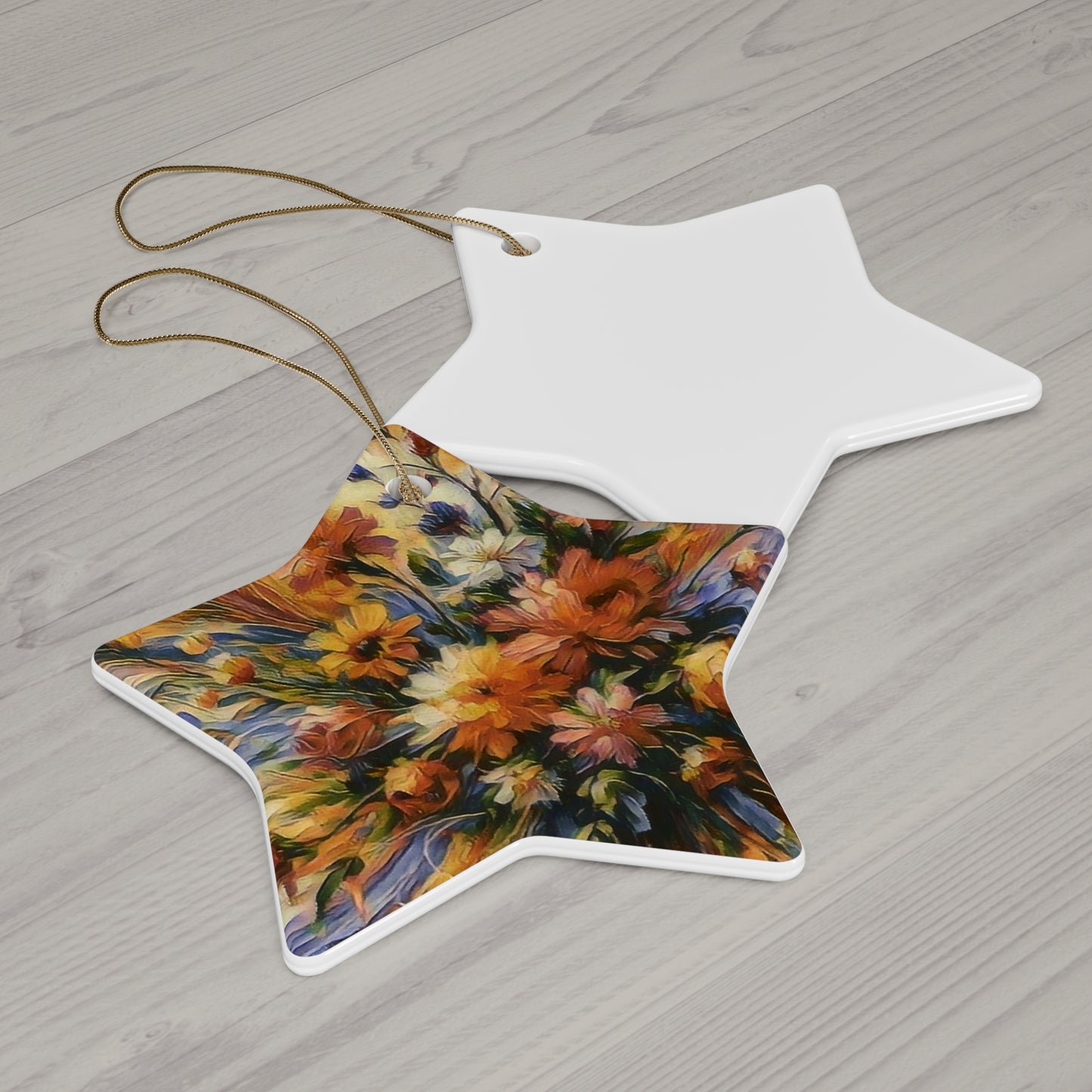 Ceramic Ornament, 4 Shapes