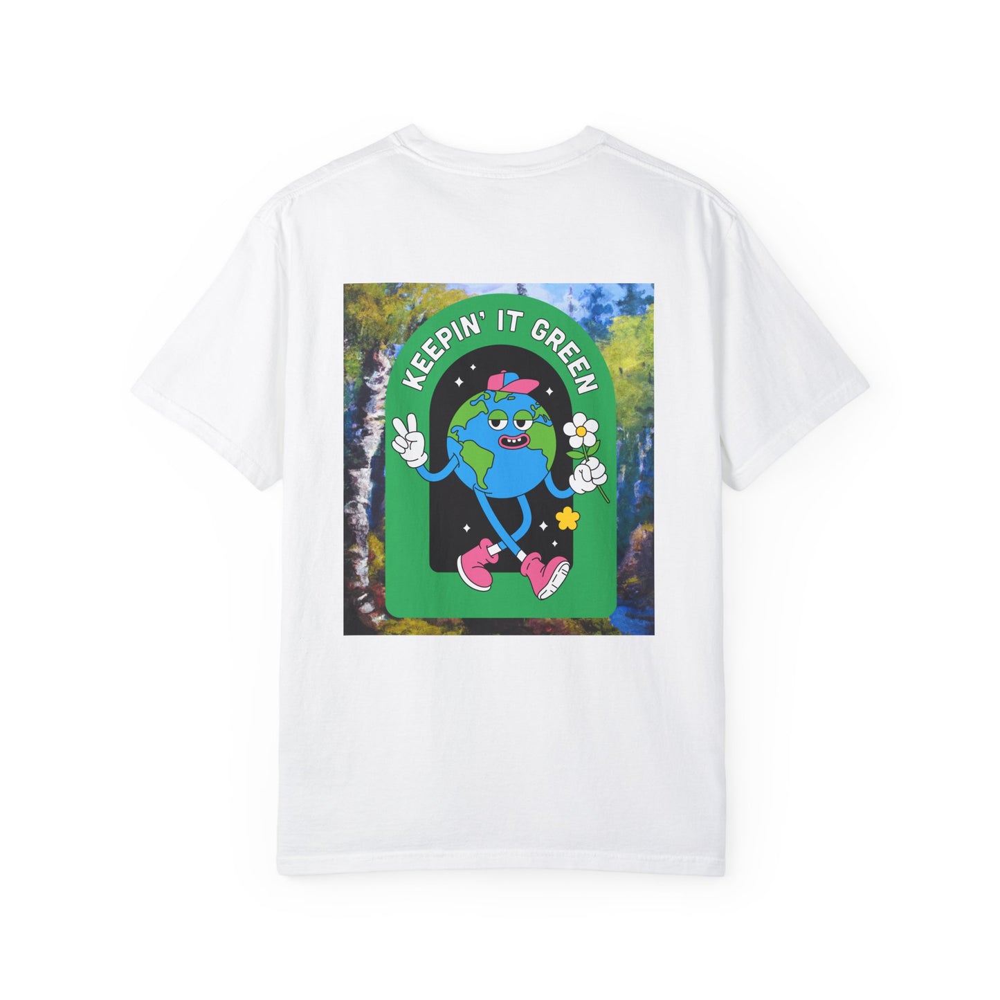 Unisex Garment-Dyed T-shirt - Think Green