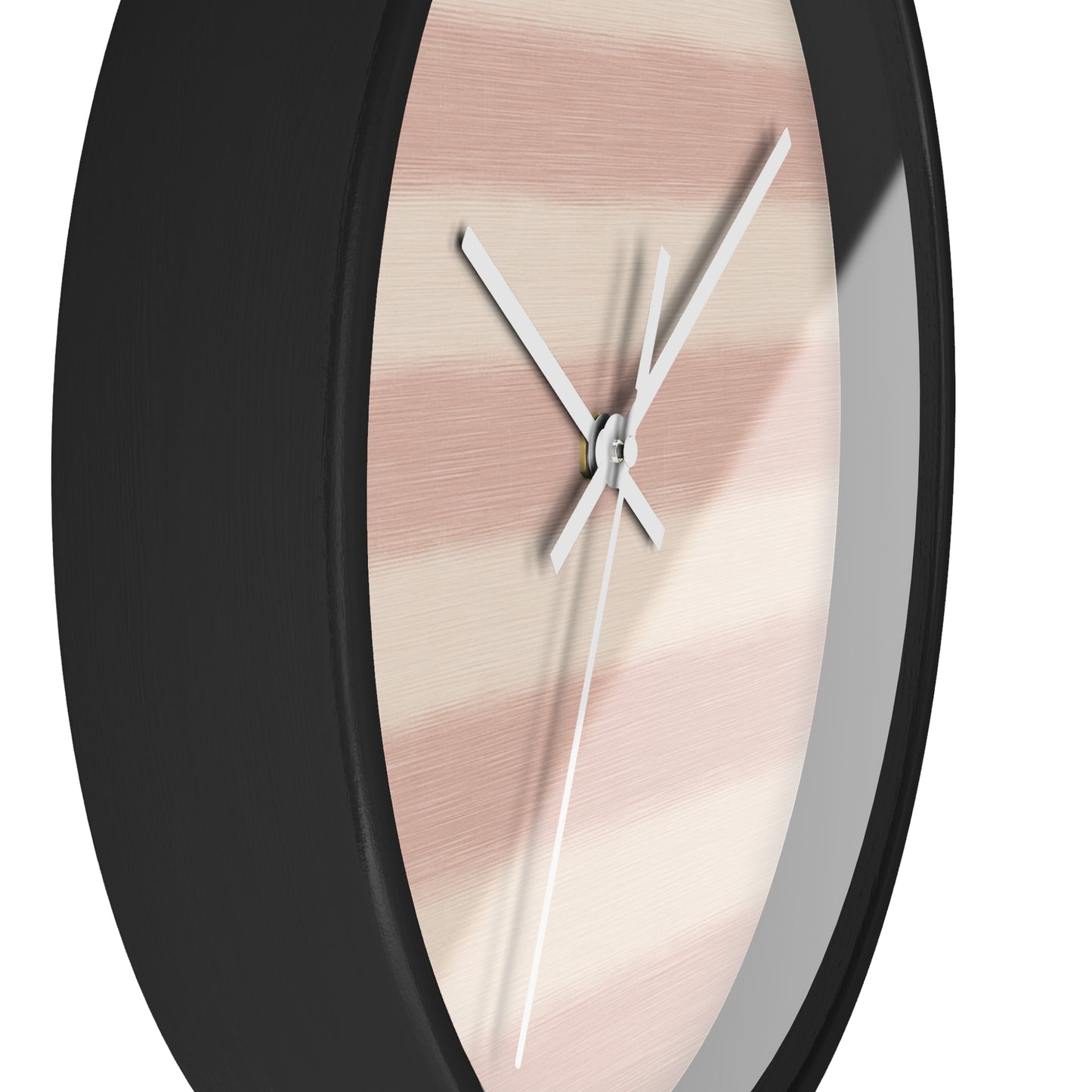 Loom Light Stripes Wall Clock – Rose Fade