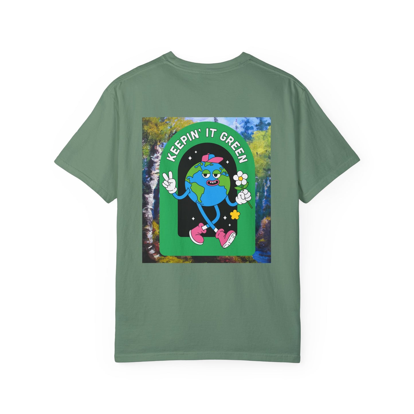 Unisex Garment-Dyed T-shirt - Think Green