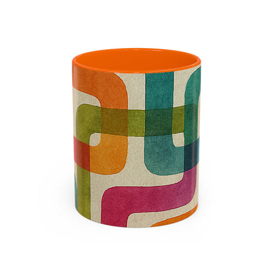 Retro Color Curves Coffee Mug