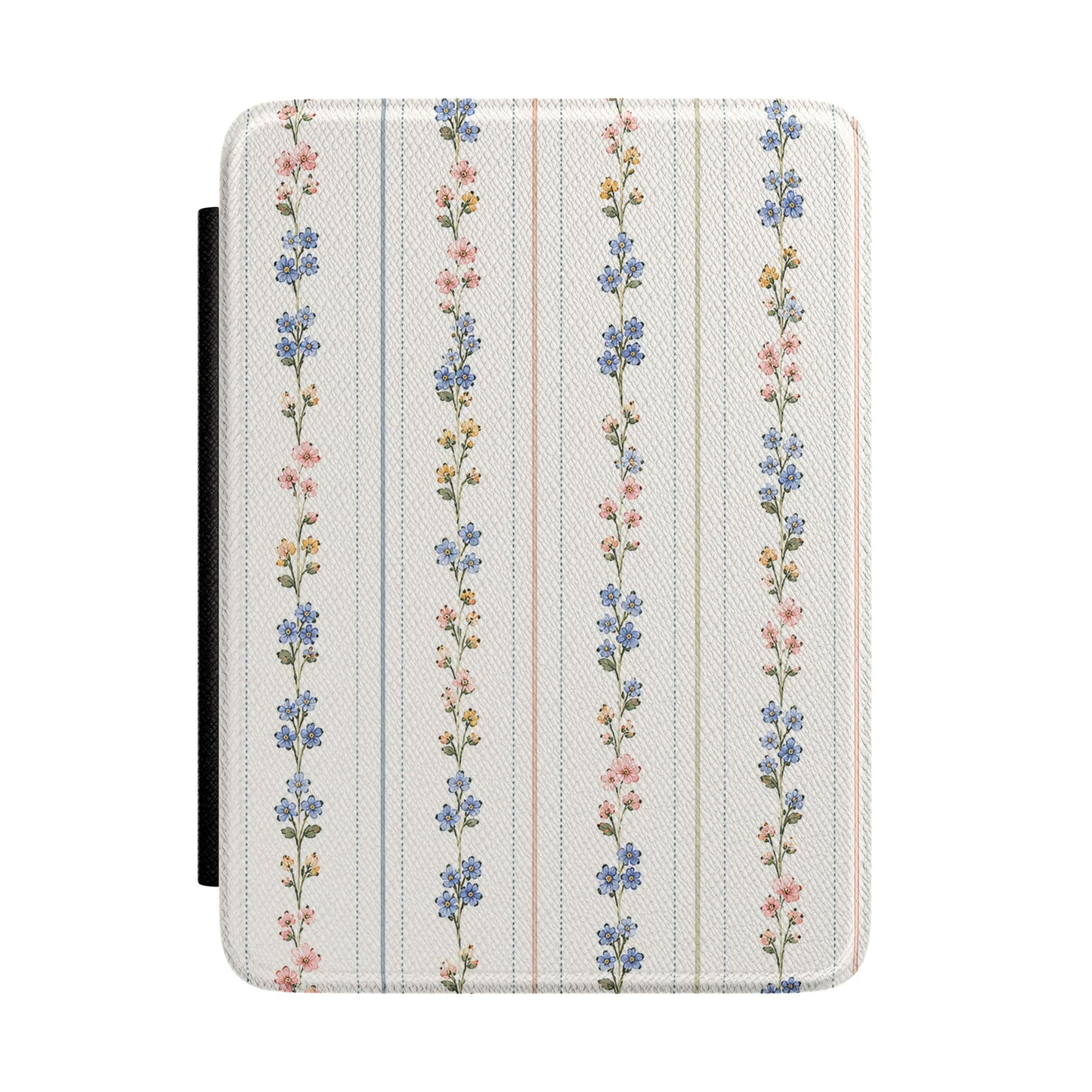 Kindle Case — Vintage Floral Stripe E-Reader Cover